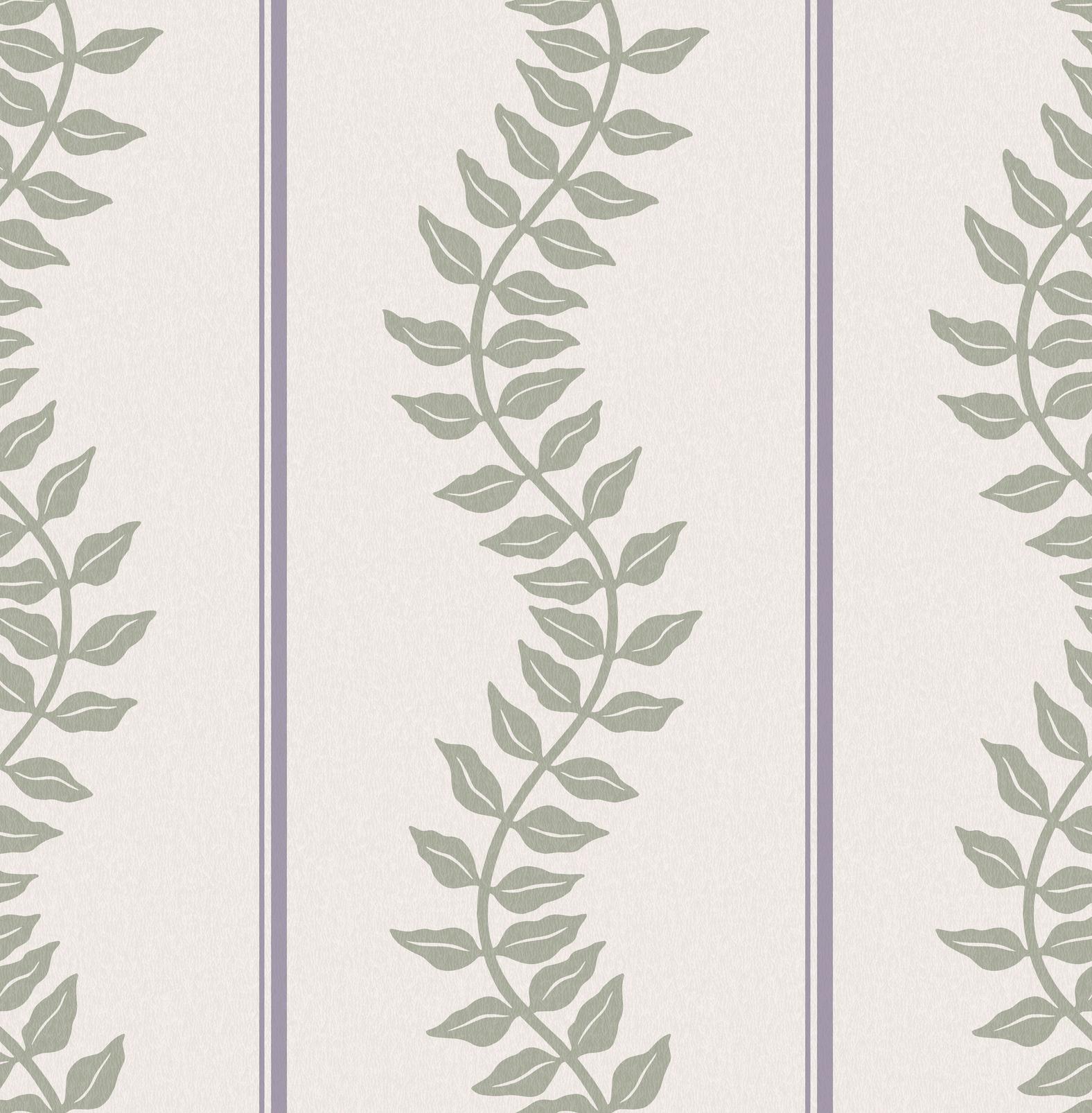 Laurel Leaf Stripe Mauve & Sage Wallpaper - 130293_TILE_01.jpg