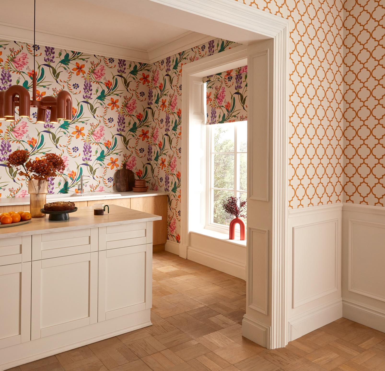 Botanist's Scroll Vivant Wallpaper - 130295_ROOMSET_01.jpg