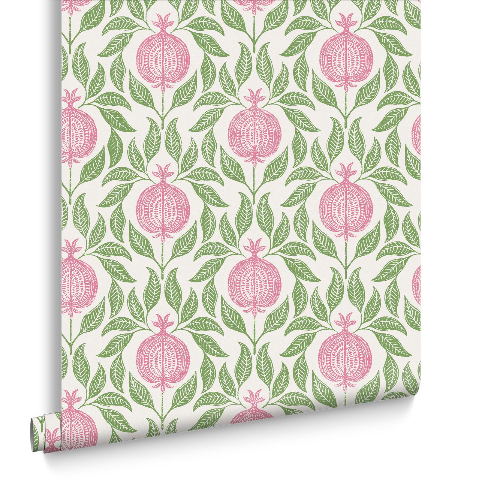 Apple of Grenada Pink & Green Wallpaper - 130286_DIGITAL_ROLL_01.jpg