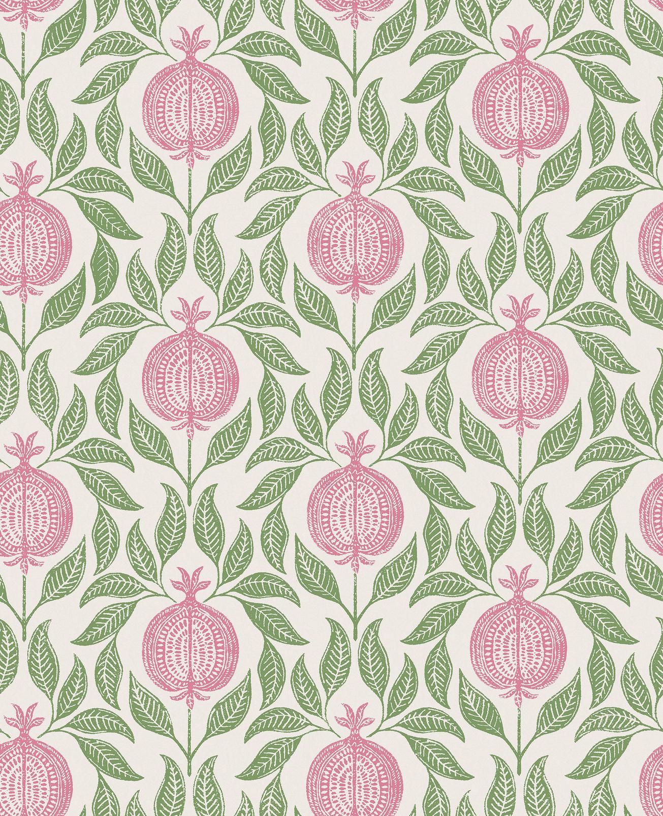 Apple of Grenada Pink & Green Wallpaper - 130286_TILE_01_.jpg