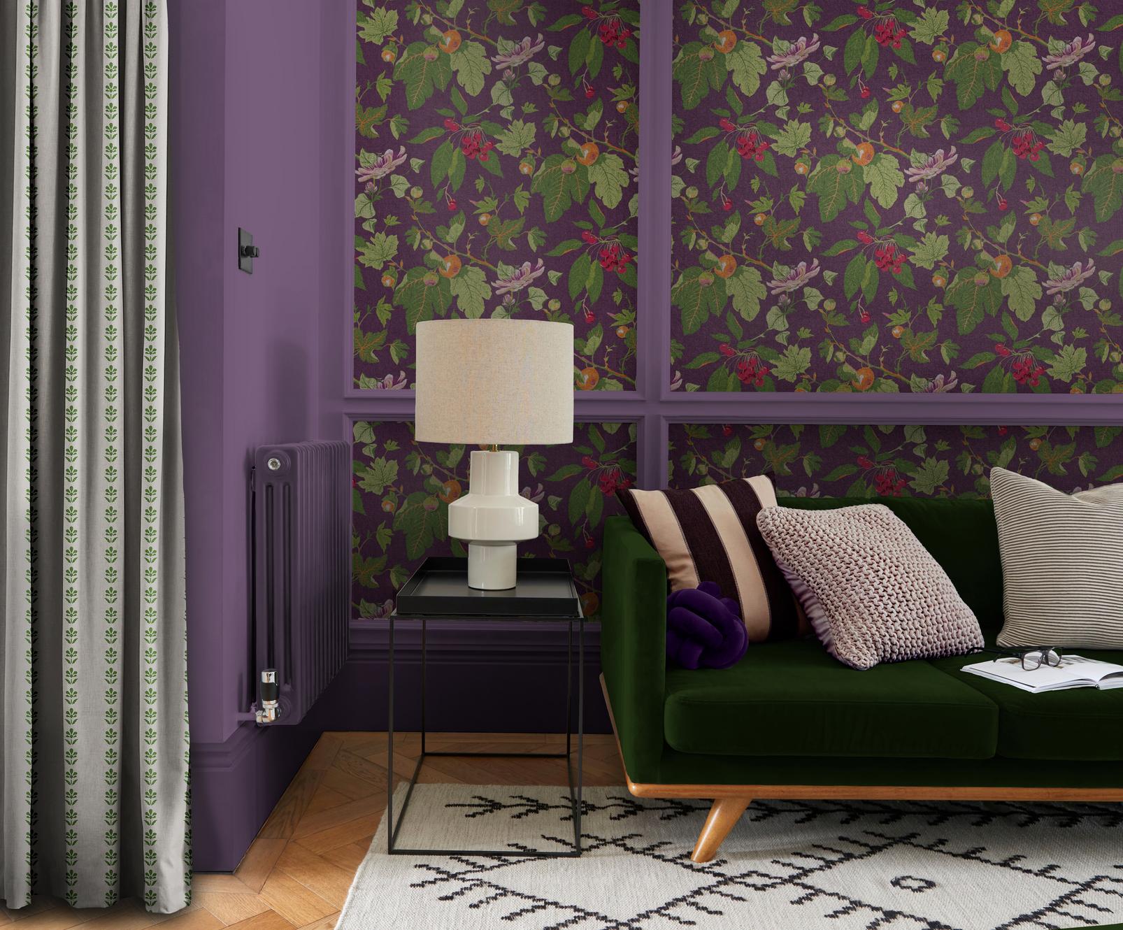 Craftwork Trail Plum Wallpaper - 130283_ROOMSET_01.jpg