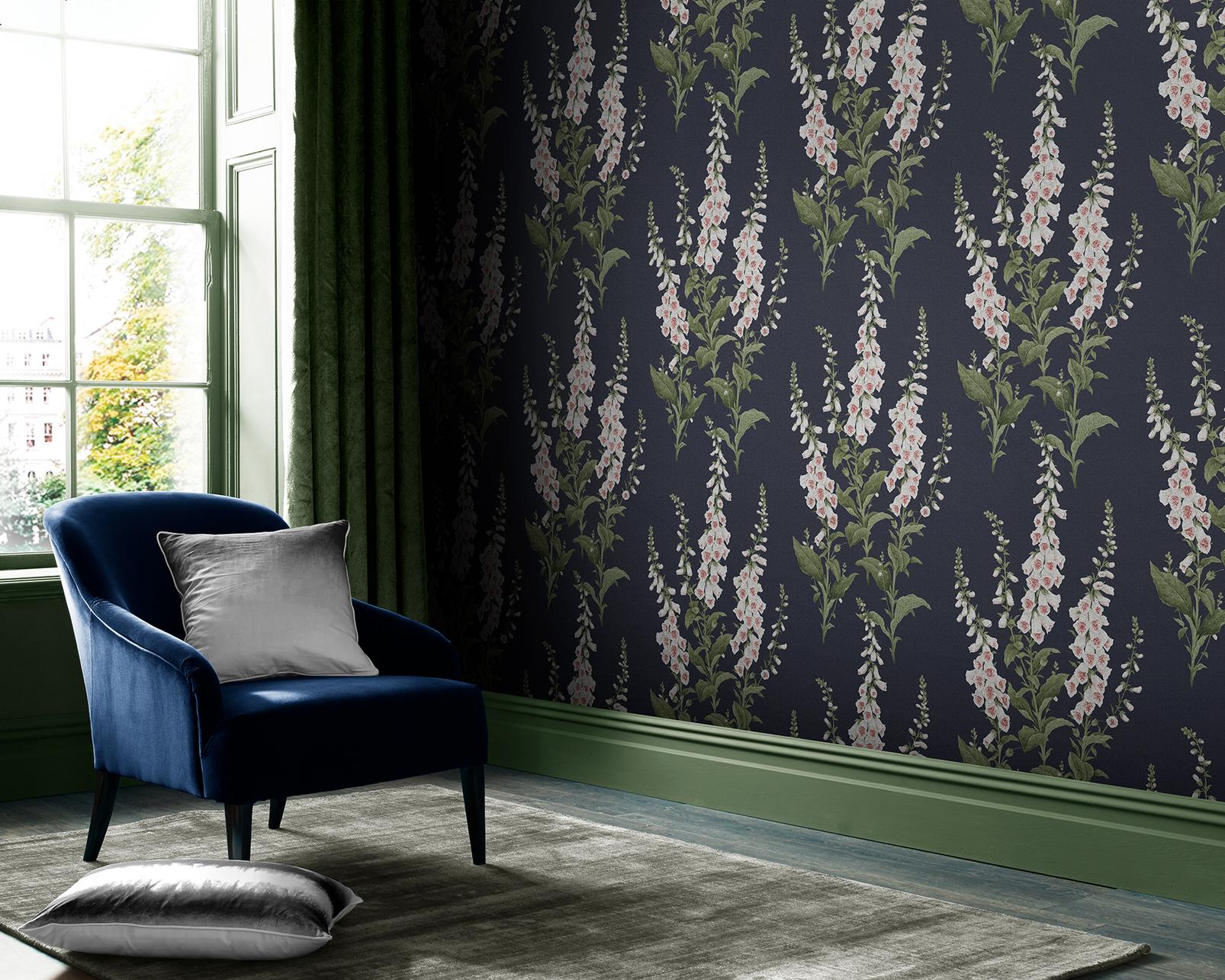 Foxglove Midnight Wallpaper - 130308_ROOMSET_01.jpg