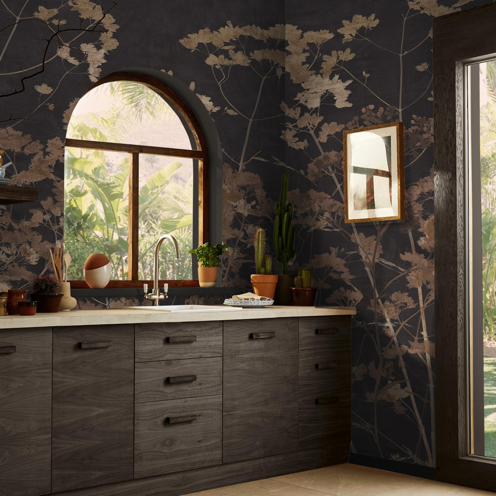 Flower Press Chocolate Mural - 139955_ROOMSET_01.jpg