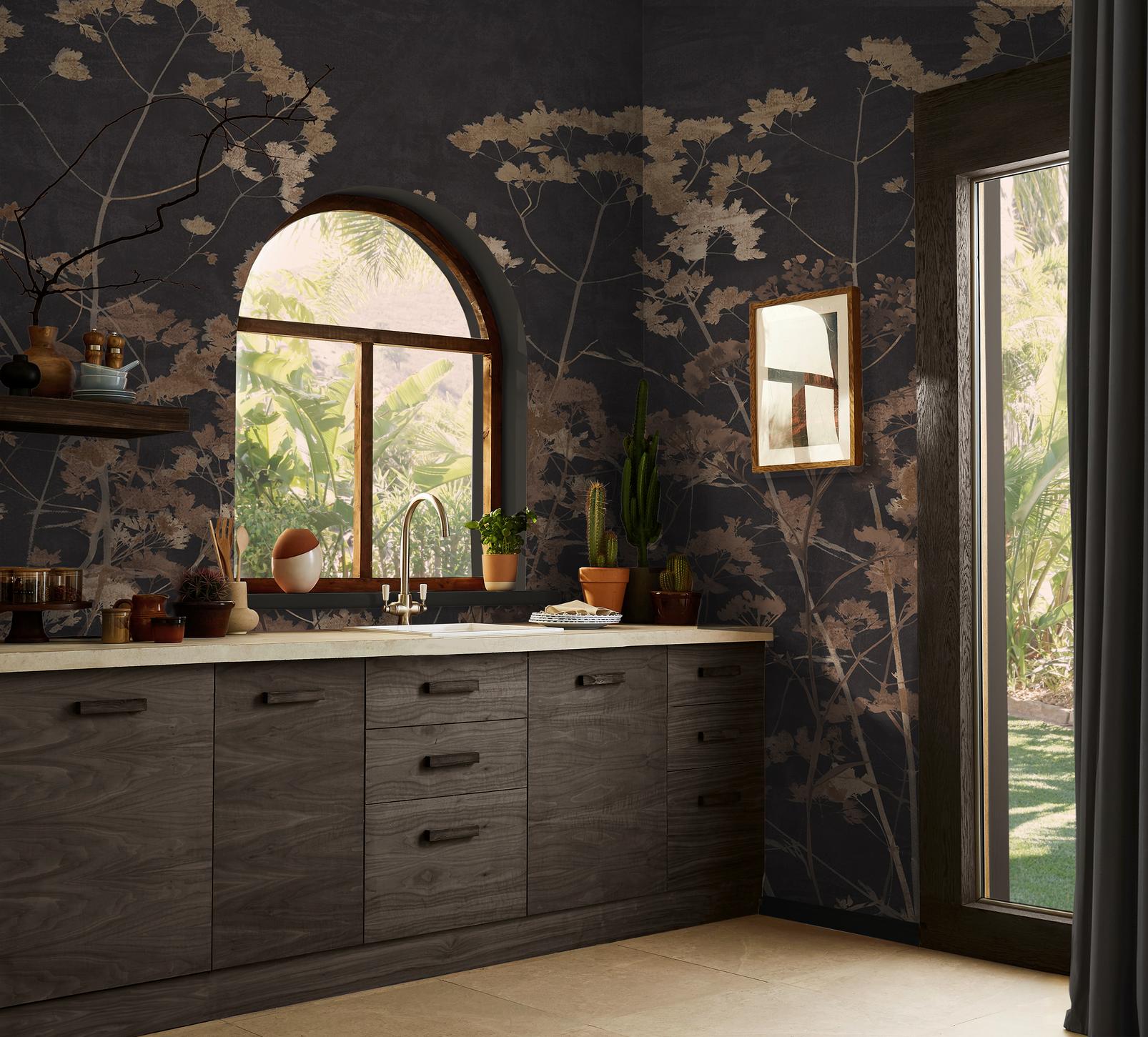 Flower Press Chocolate Mural - 139955_ROOMSET_02.jpg