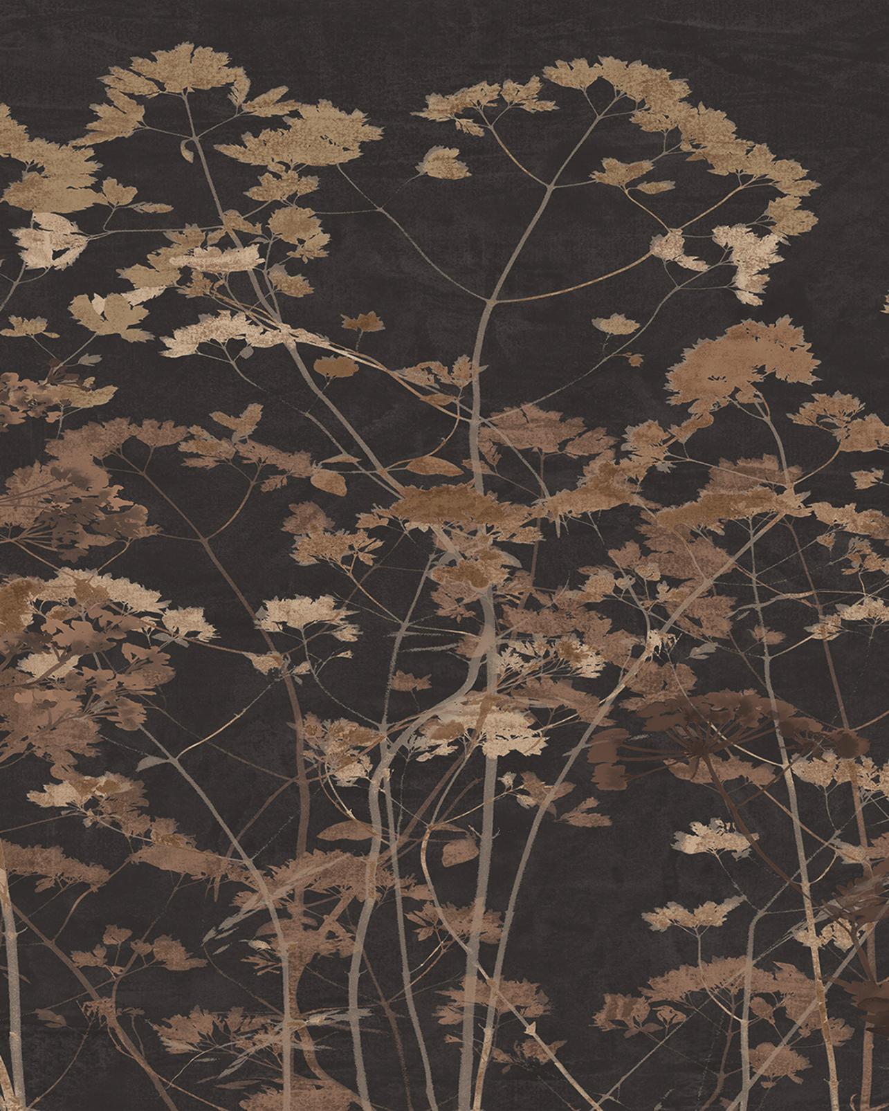 Flower Press Chocolate Bespoke Mural - 139955_TILE_01.jpg