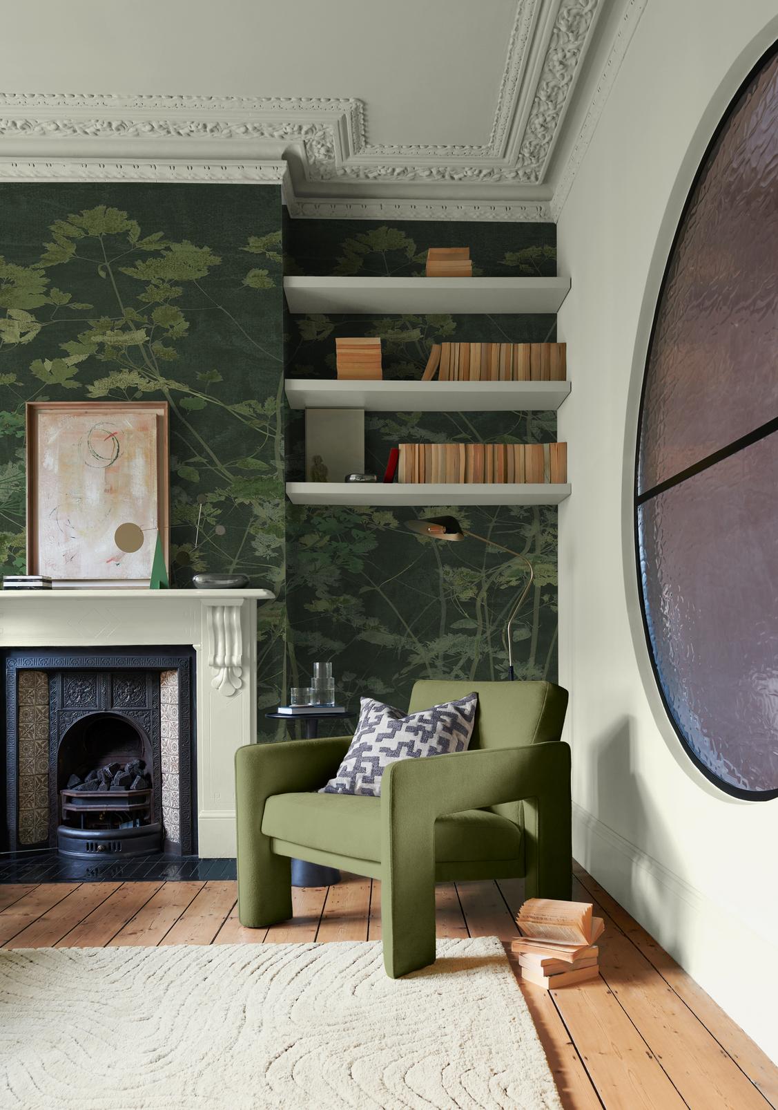 Flower Press Emerald Bespoke Mural - 139964_ROOMSET_02.jpg