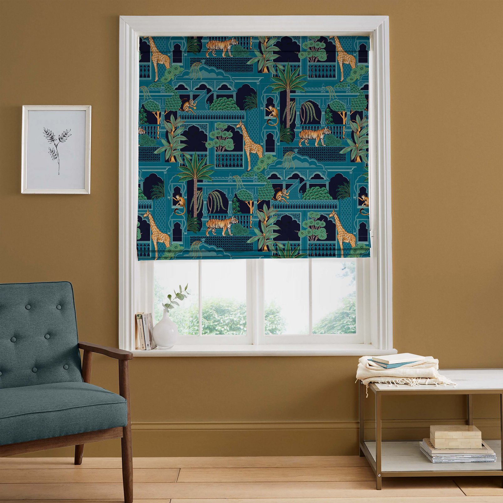 Animahal Navy Roman Blind - 119997rom_ROOMSET_01.jpg