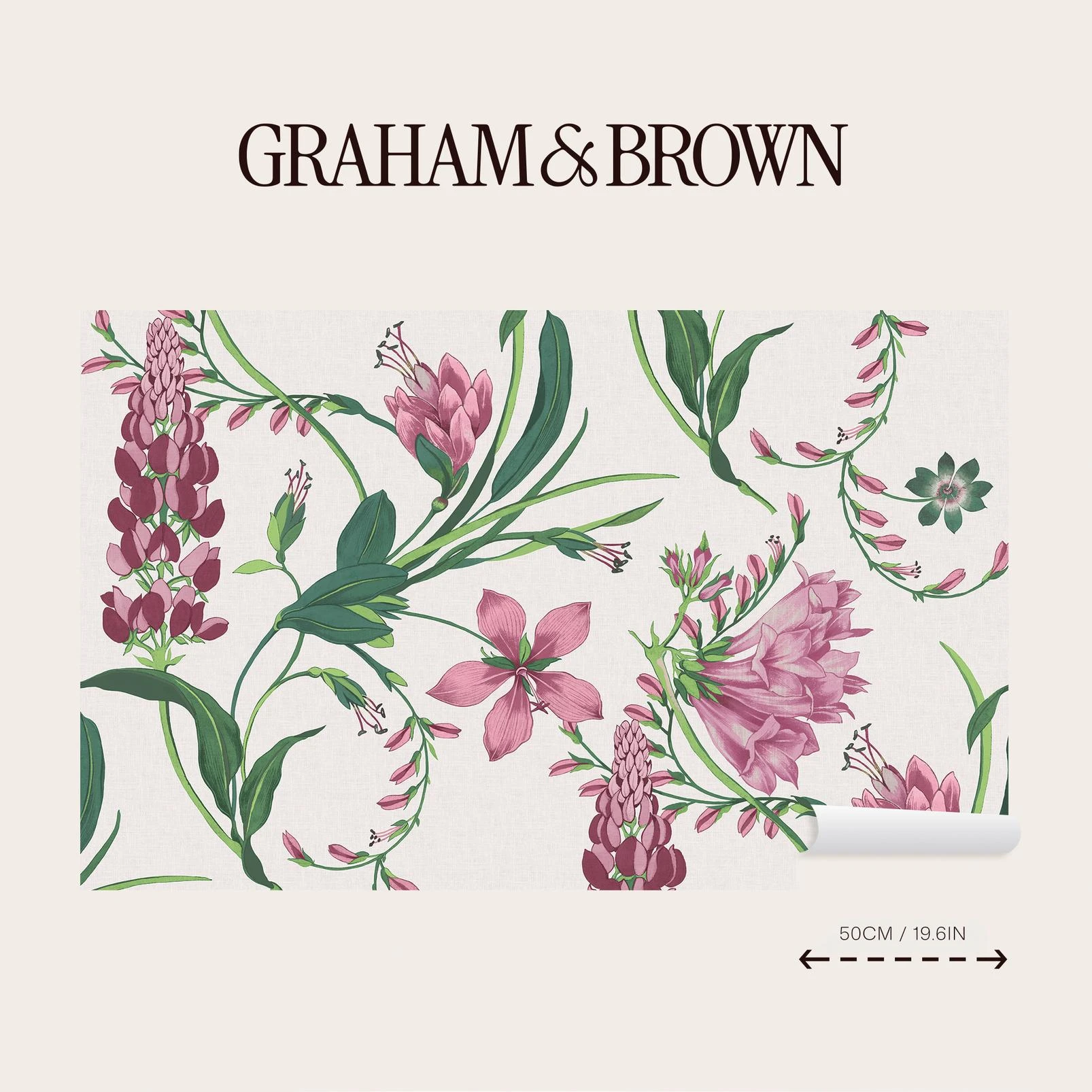 Botanist's Scroll Mauve Bespoke Mural - 139874_STRIP_01.jpg
