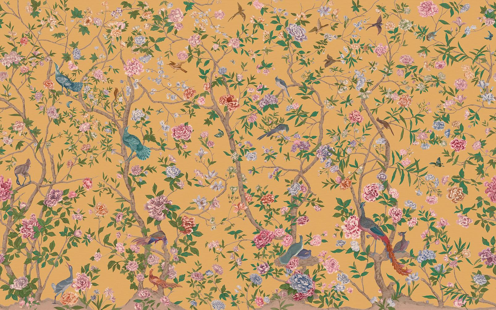 Chinoiserie Ochre Bespoke Mural - 139838_TILE_01.jpg