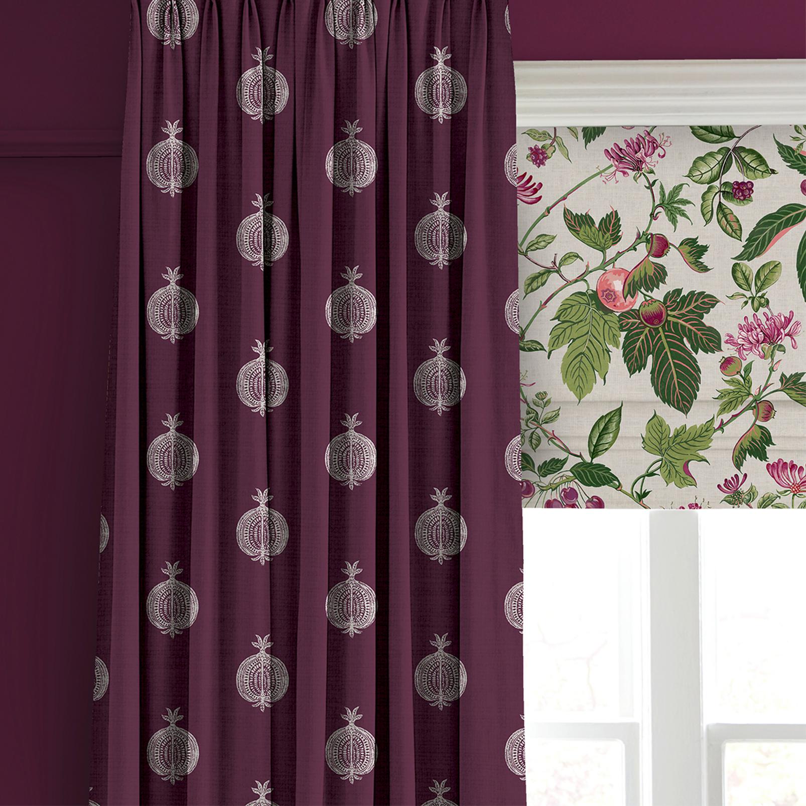 Pomegranate Motif Epoch Purple Curtain - 131641cur_CAMEO_01.jpg