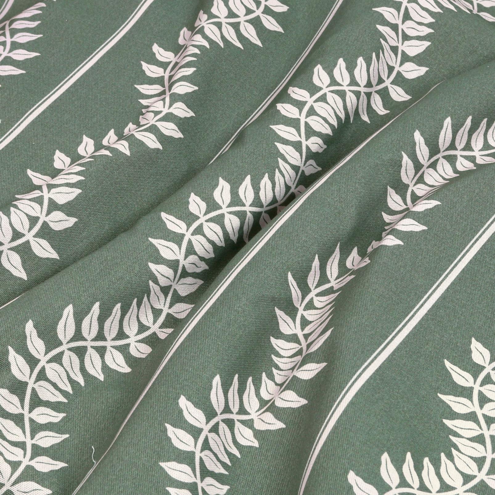 Laurel Leaf Stripe Grey Green Curtain - 131593cur_FABRIC_01.jpg