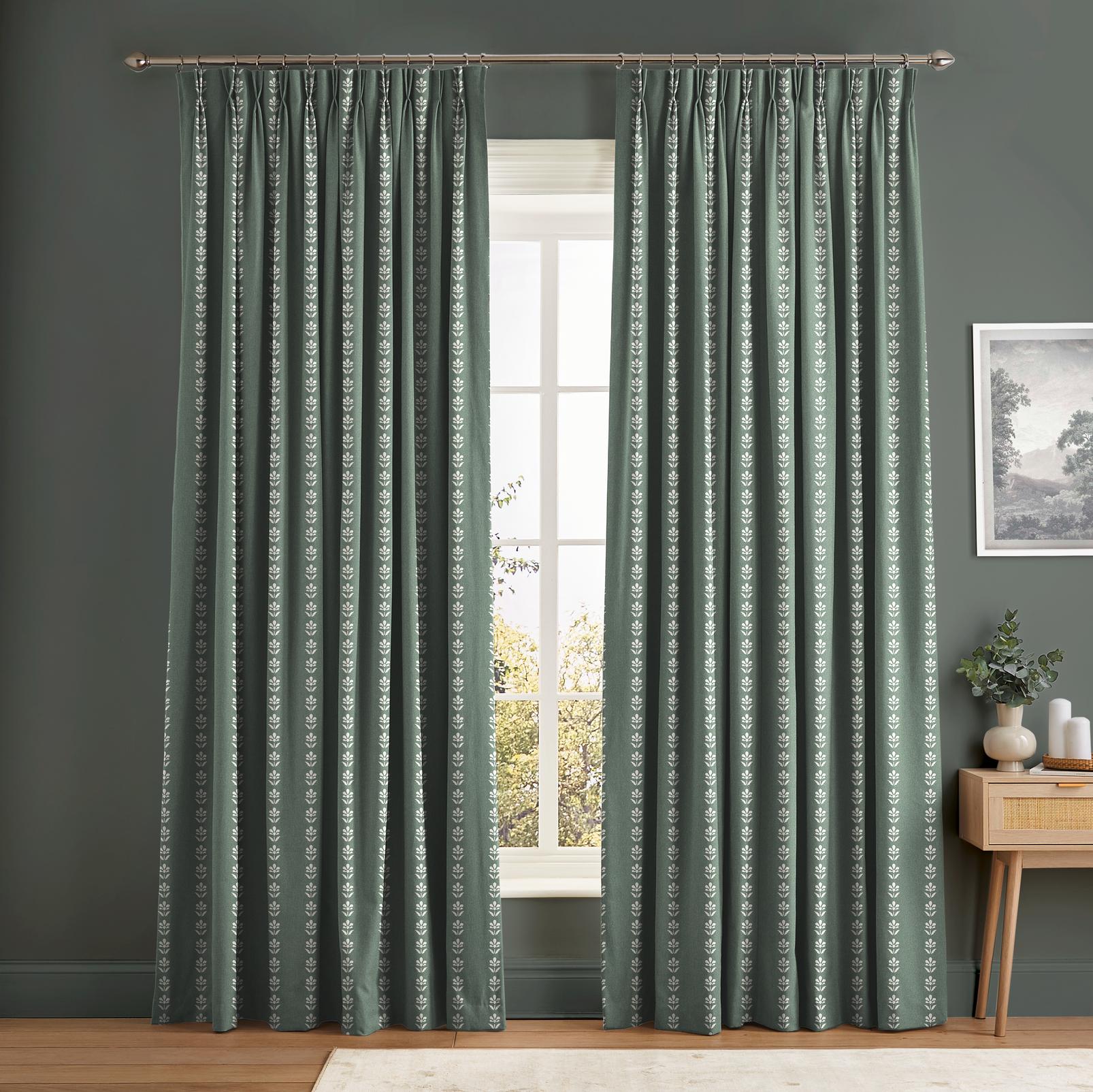 Petal Stripe Grey Green Curtain - 131609cur_ROOMSET_01.jpg