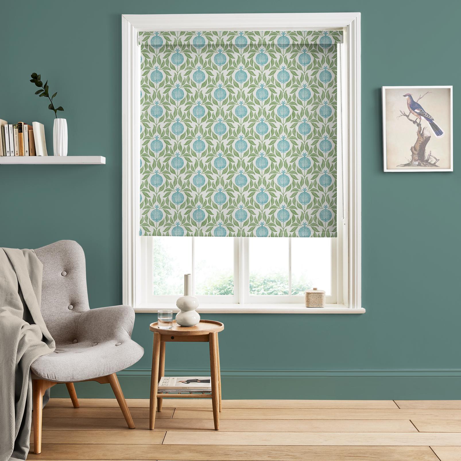 Apple of Grenada Sky Blue and Green Roller Blind - 131626rol_ROOMSET_01.jpg