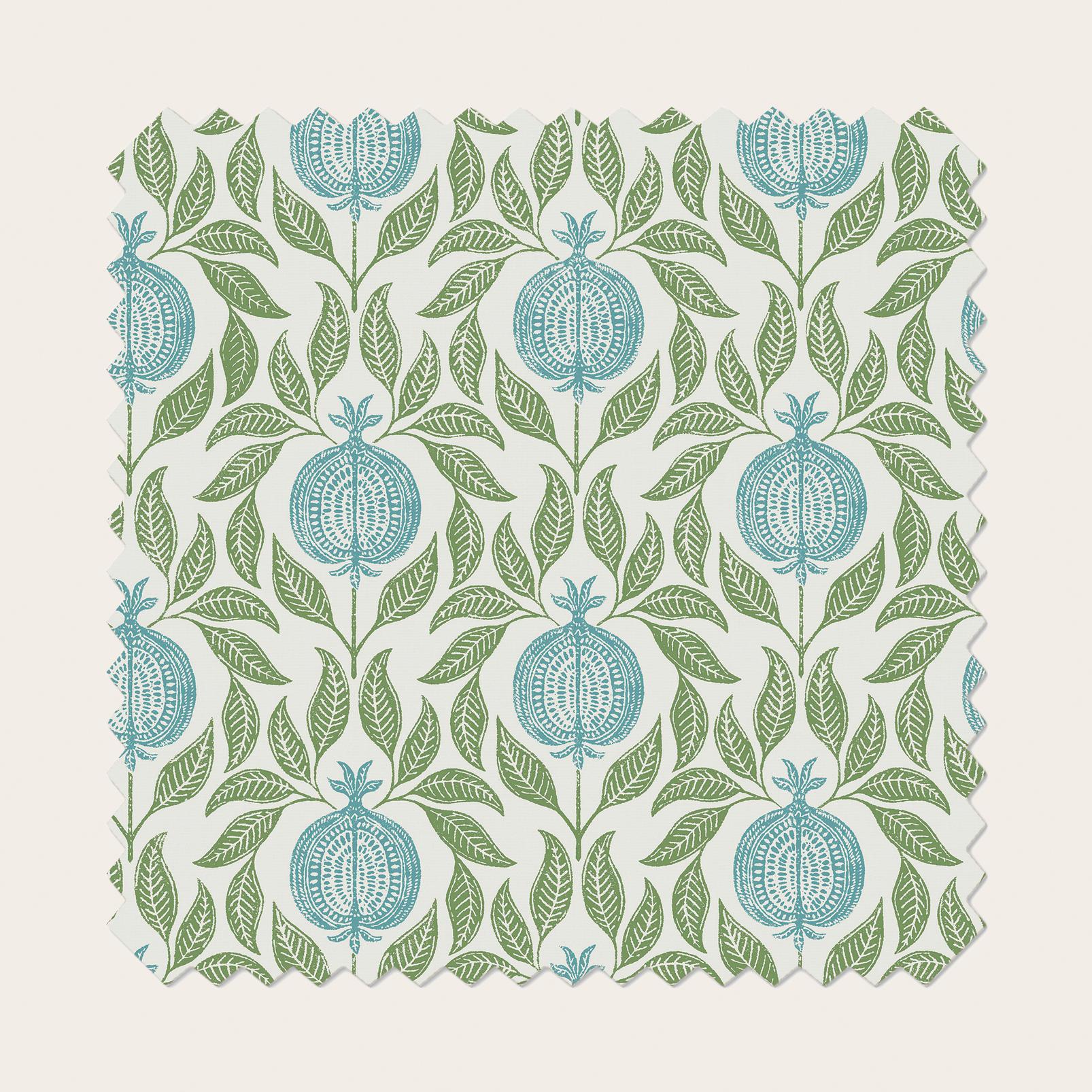 Apple of Grenada Sky Blue and Green Roller Blind - 131626rol_TILE_01.jpg