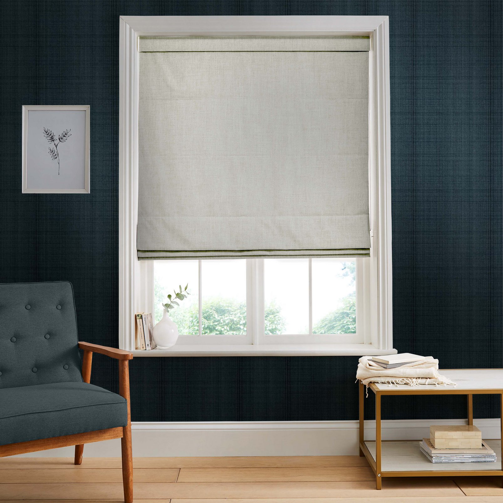 Campanile Ivory Roman Blind - 116065rom_ROOMSET_01.jpg