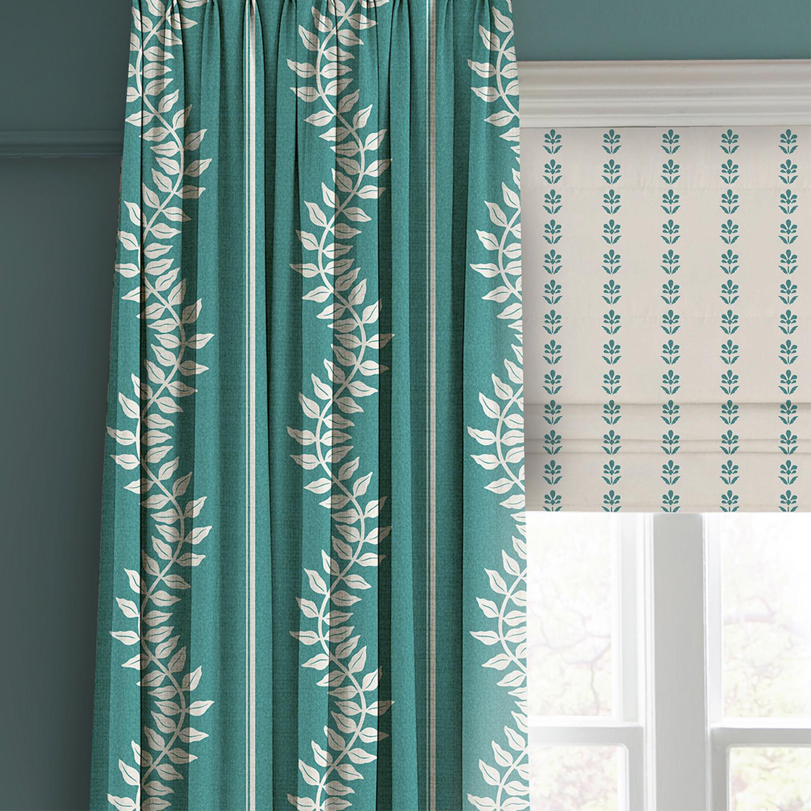 Petal Stripe Teal Roman Blind - 131617rom_CAMEO_01.jpg