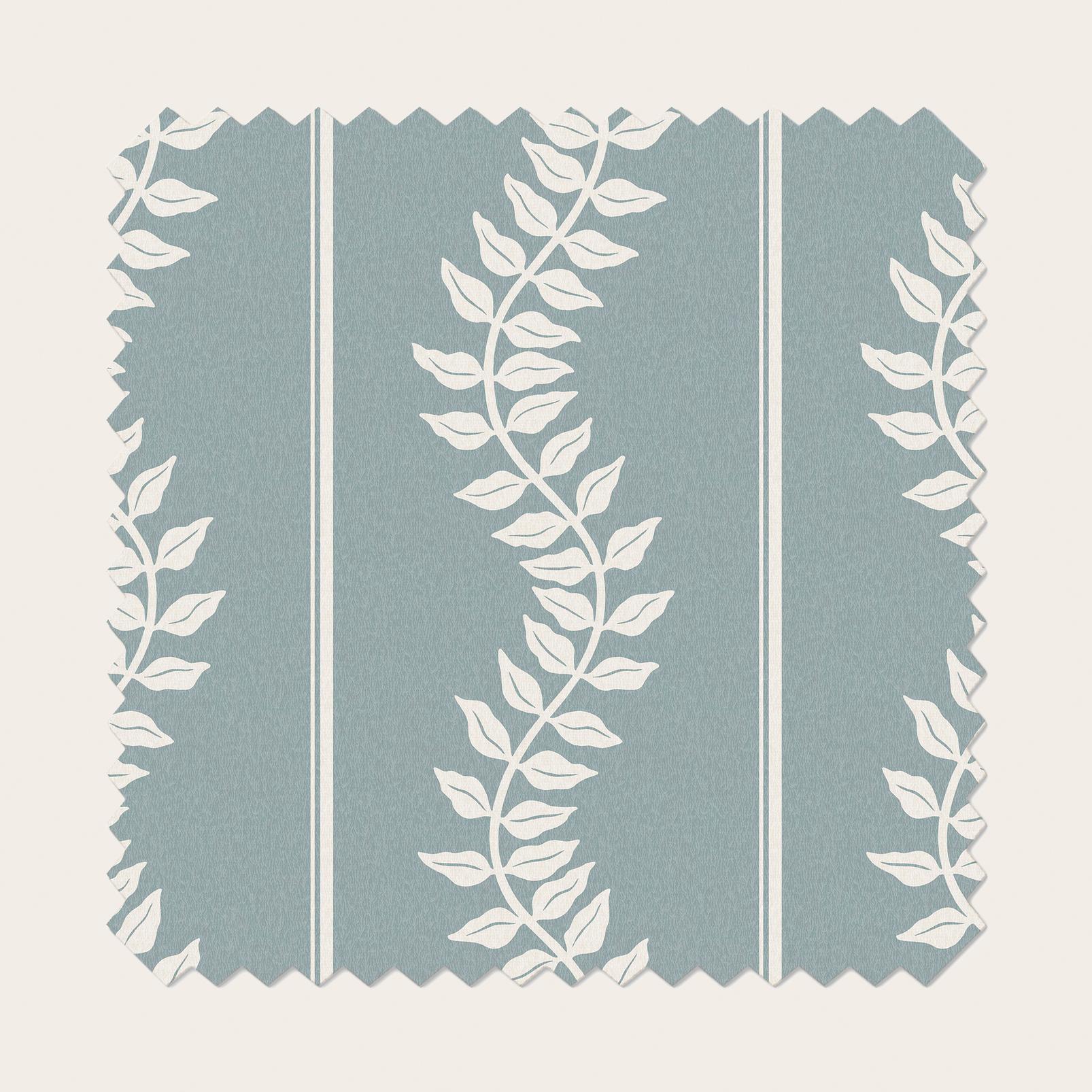Laurel Leaf Stripe Blue Roller Blind - 131586rol_TILE_01.jpg