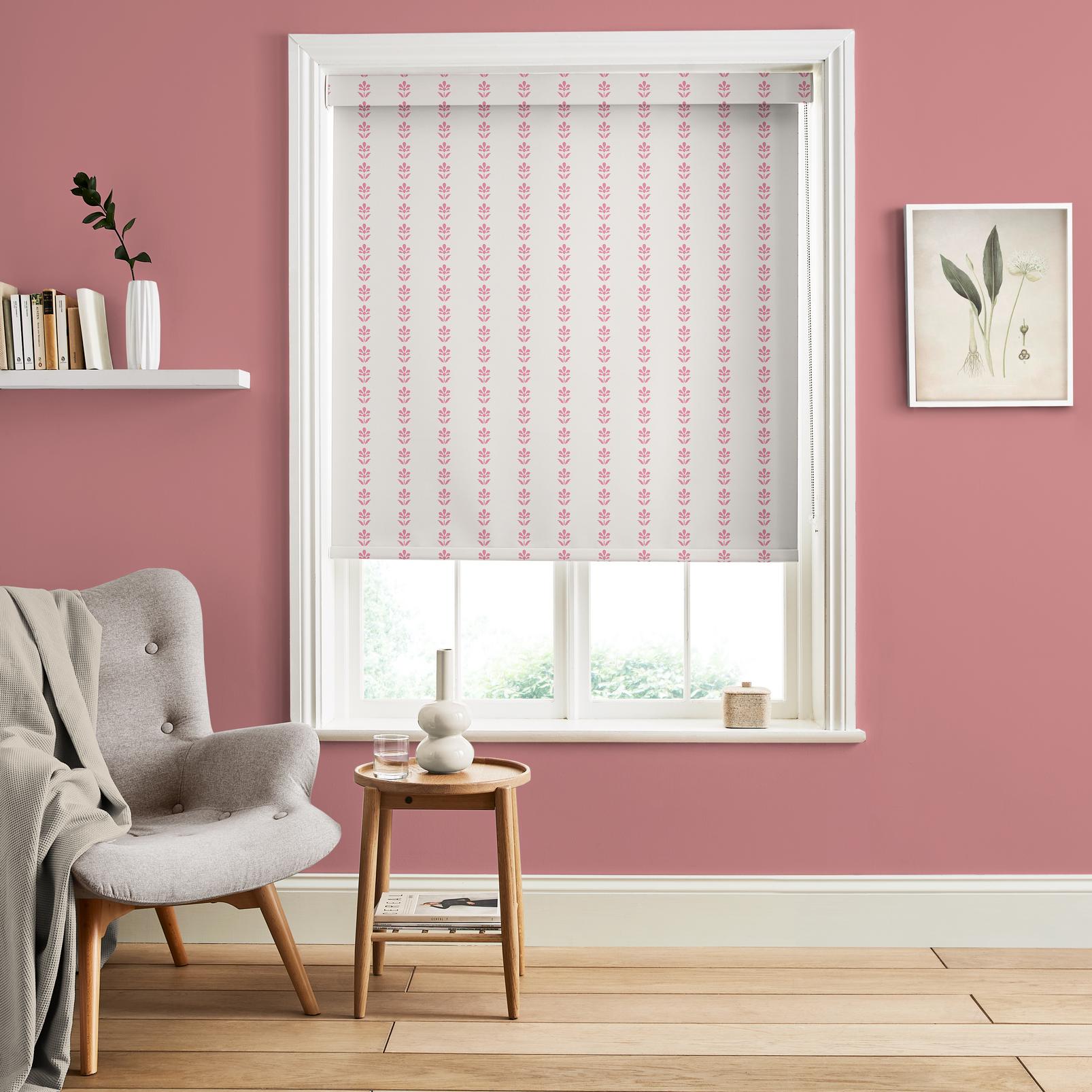 Petal Stripe Pink Roller Blind - 131602rol_ROOMSET_01.jpg