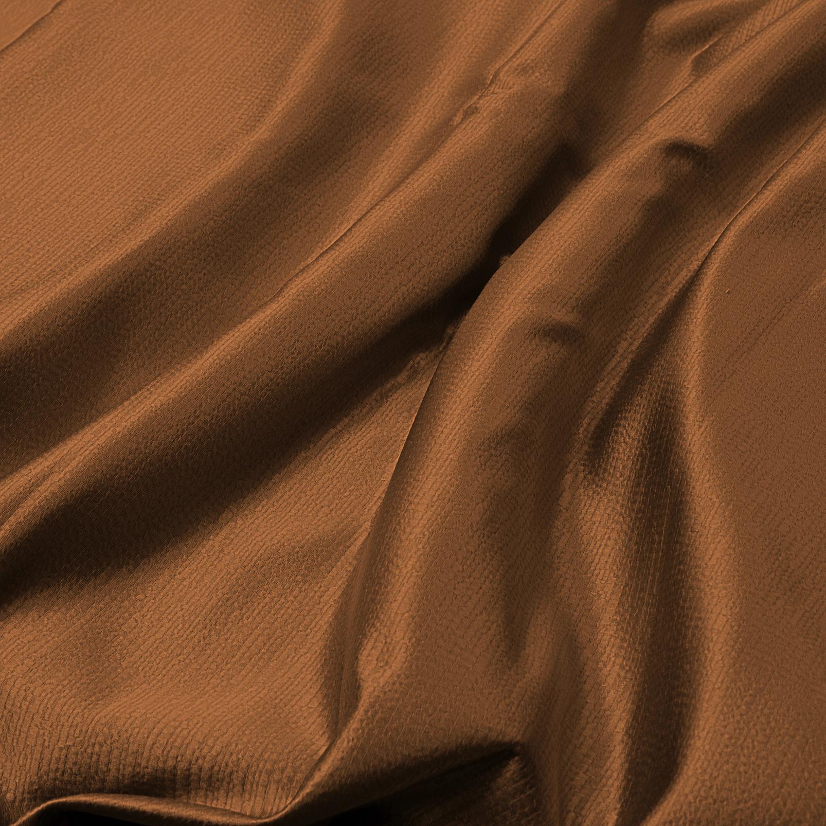 Ethereal Copper Roman Blind fabric close up image