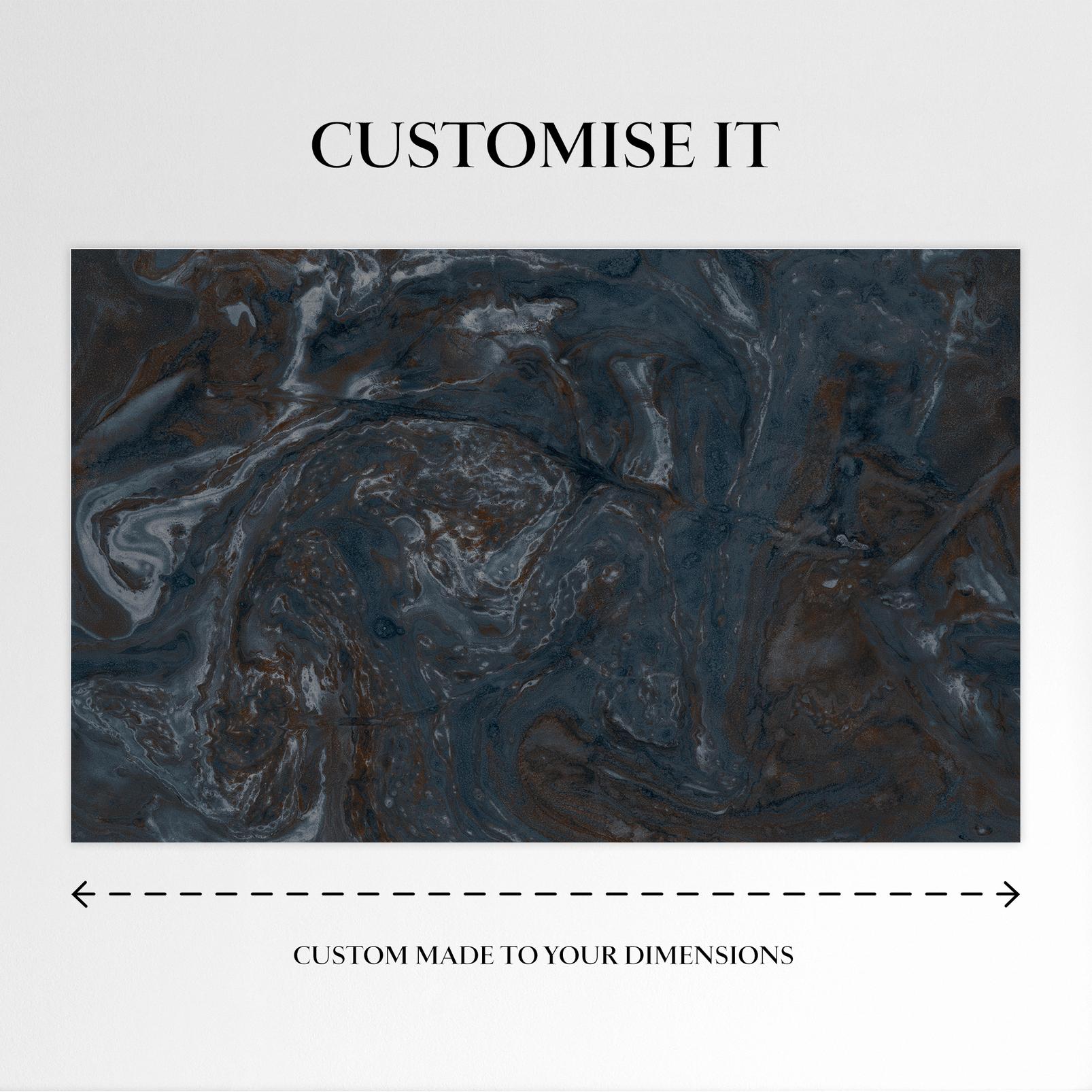 Abigail Ahern Ethereal Marble Sapphire Bespoke Mural product information