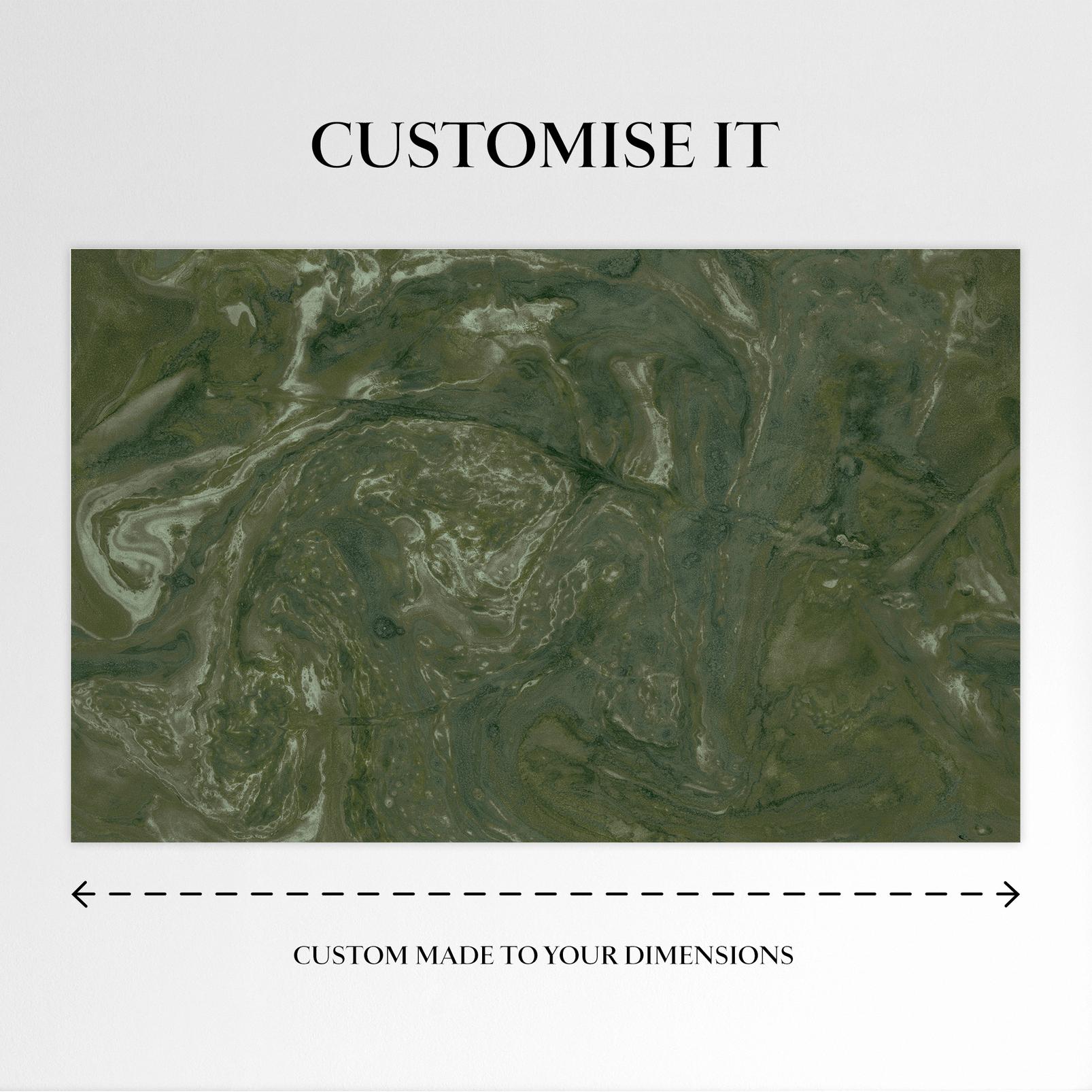 Abigail Ahern Ethereal Marble Moss Bespoke Mural product information