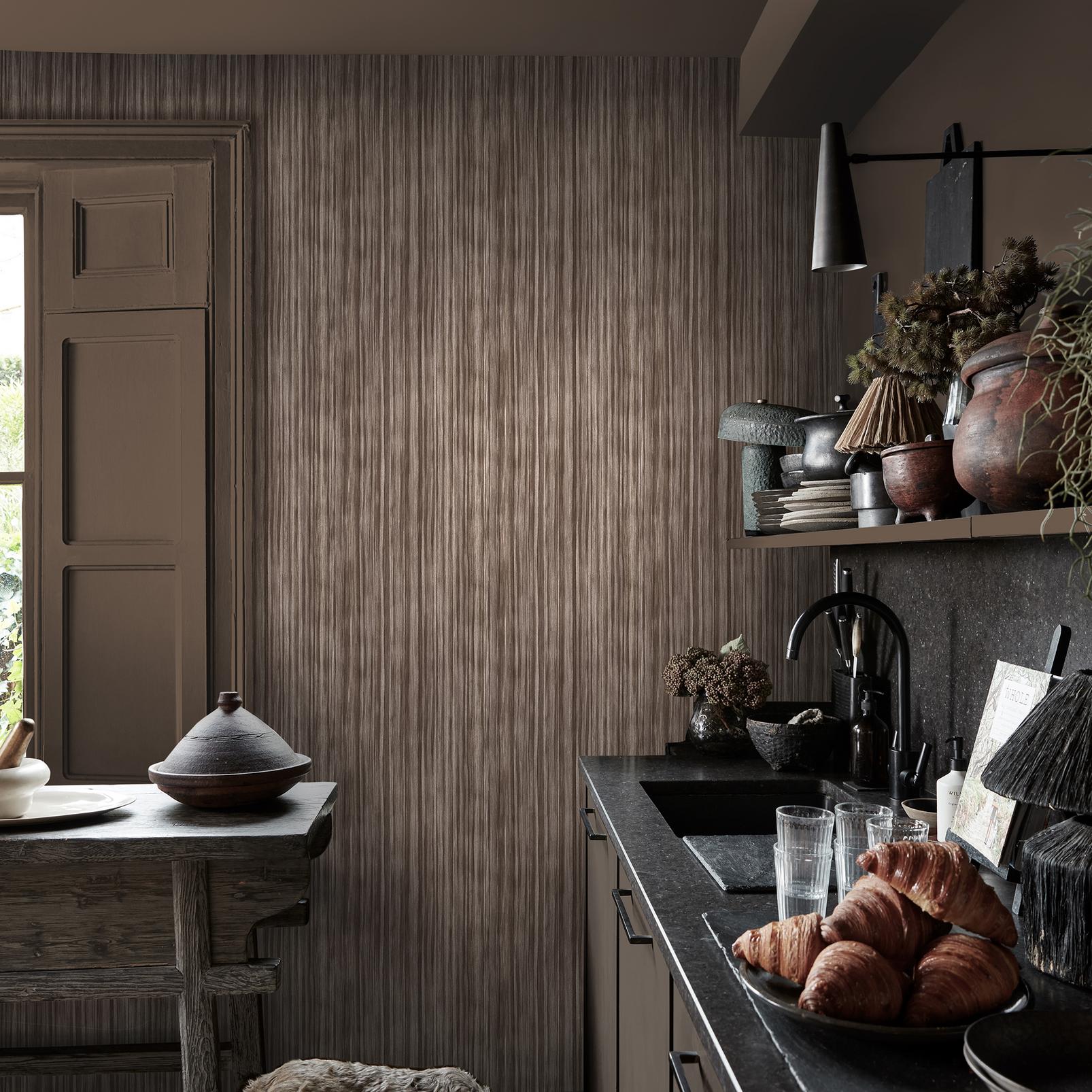 Abigail Ahern Linear Luxe Deep Greige Wallpaper - 140097_ROOMSET_LINEAR LUXE DEEP GREIGE SHEEN_02.jpg