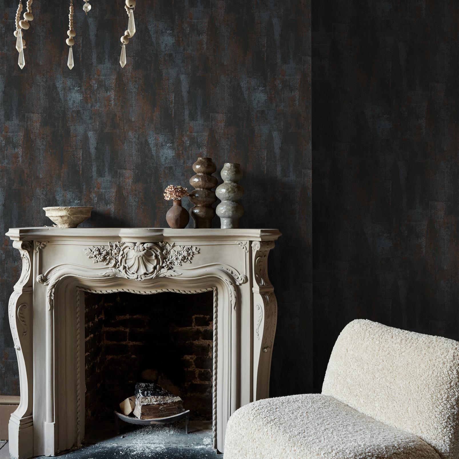 Abigail Ahern Oxidized Opulence Nightfall Wallpaper - 140091_ROOMSET_OXIDIZED OPULENCE NIGHTFALL_01.jpg