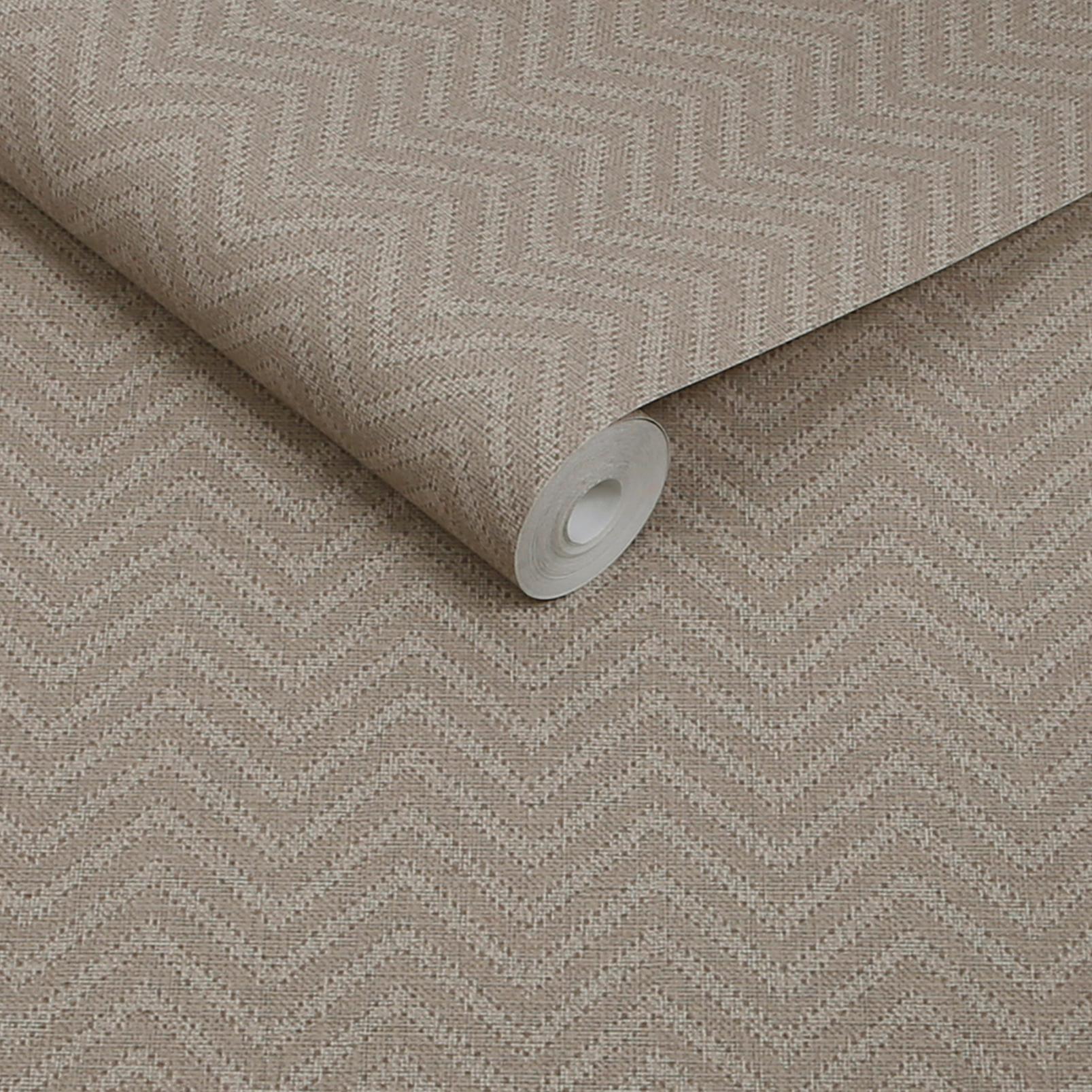 Abigail Ahern Herringbone Weave Praline Wallpaper - 140089_ROLLSHOT_HERRINGBONE WEAVE PRALINE_01.jpg