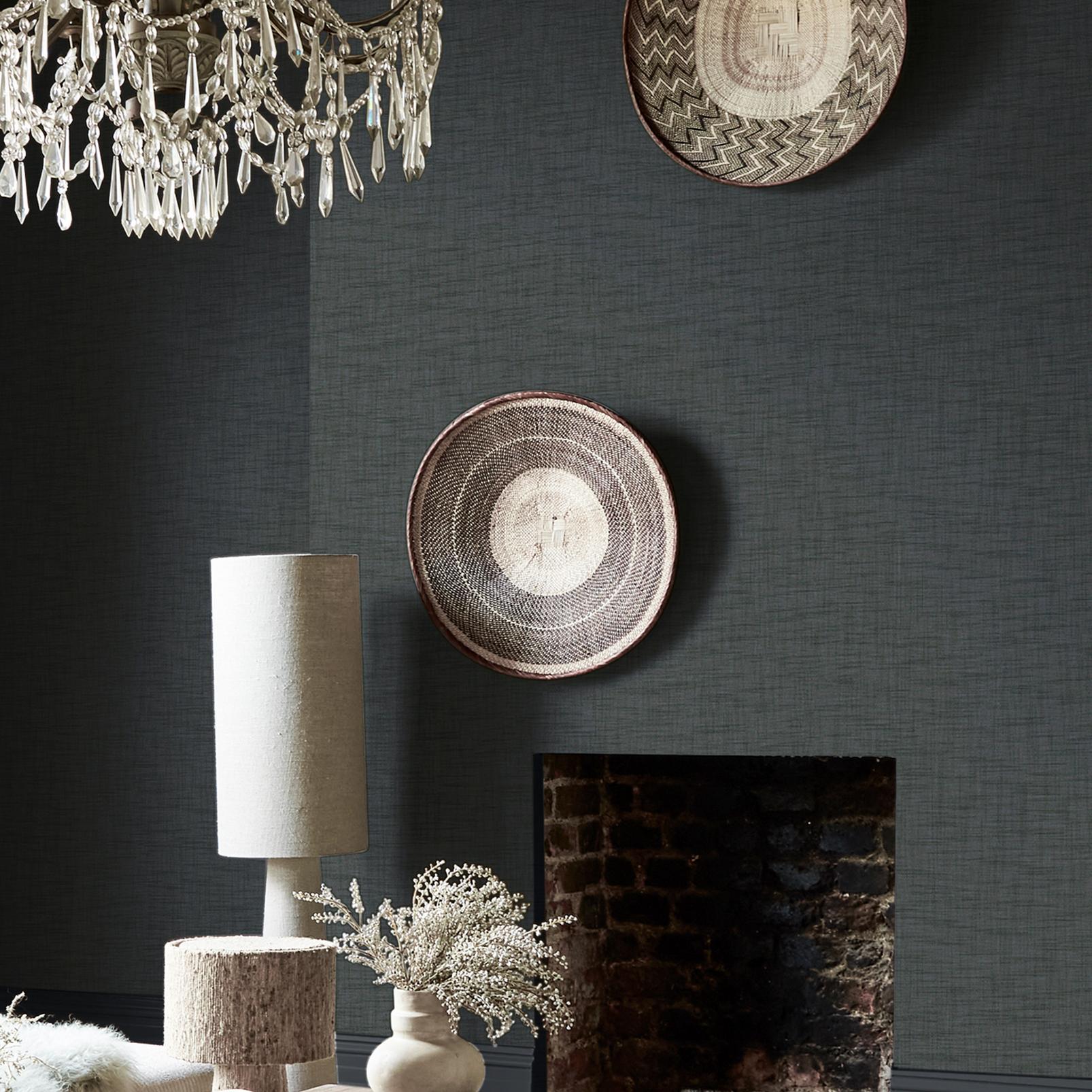 Abigail Ahern Weathered Linen Midnight Wallpaper - 140075_ROOMSET_WEATHERED LINEN MIDNIGHT_01.jpg