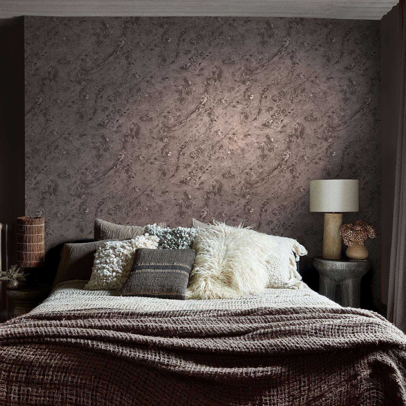 Abigail Ahern Boheme Marble Mocha Wallpaper - 140108_ROOMSET_BOHEME MARBLE MOCHA SHEEN_02.jpg