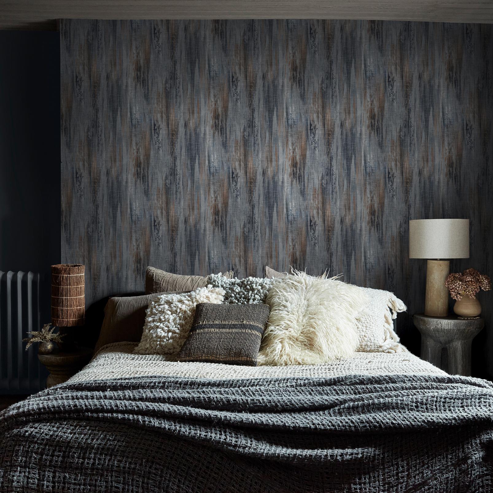 Abigail Ahern Wanderlust Ink Wallpaper - 140105_ROOMSET_WANDERLUST INK SHEEN_01.jpg