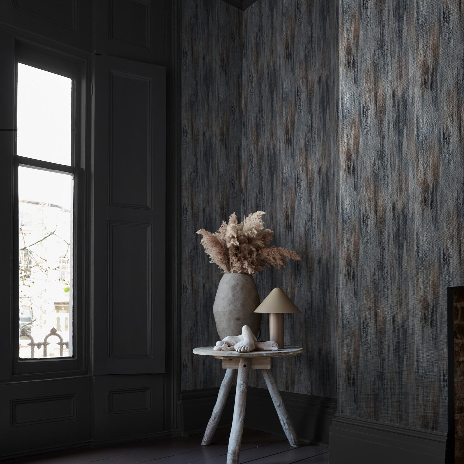 Abigail Ahern Wanderlust Ink Wallpaper - 140105_ROOMSET_WANDERLUST INK SHEEN_02.jpg