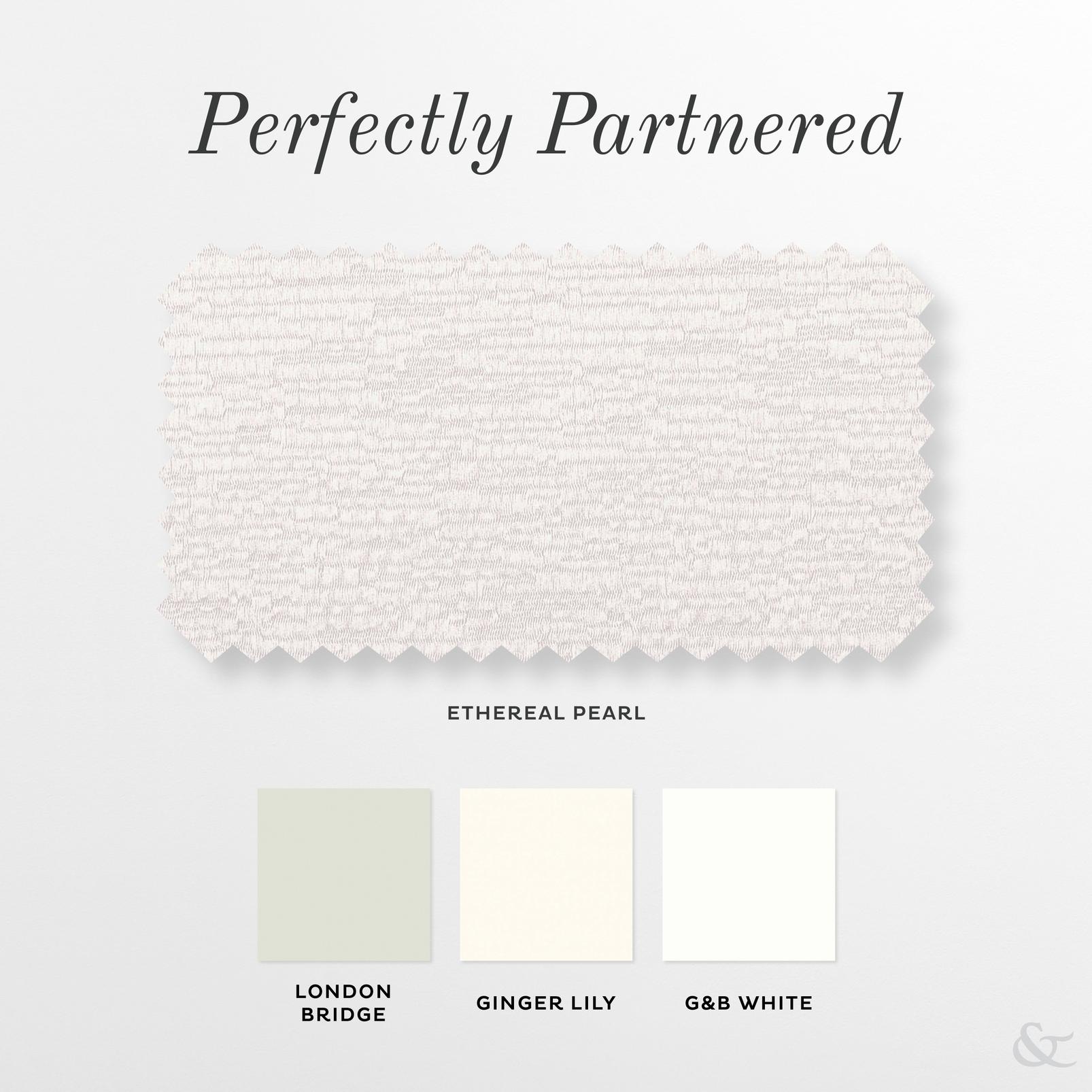 Ethereal Pearl Curtain perfectly partnered products