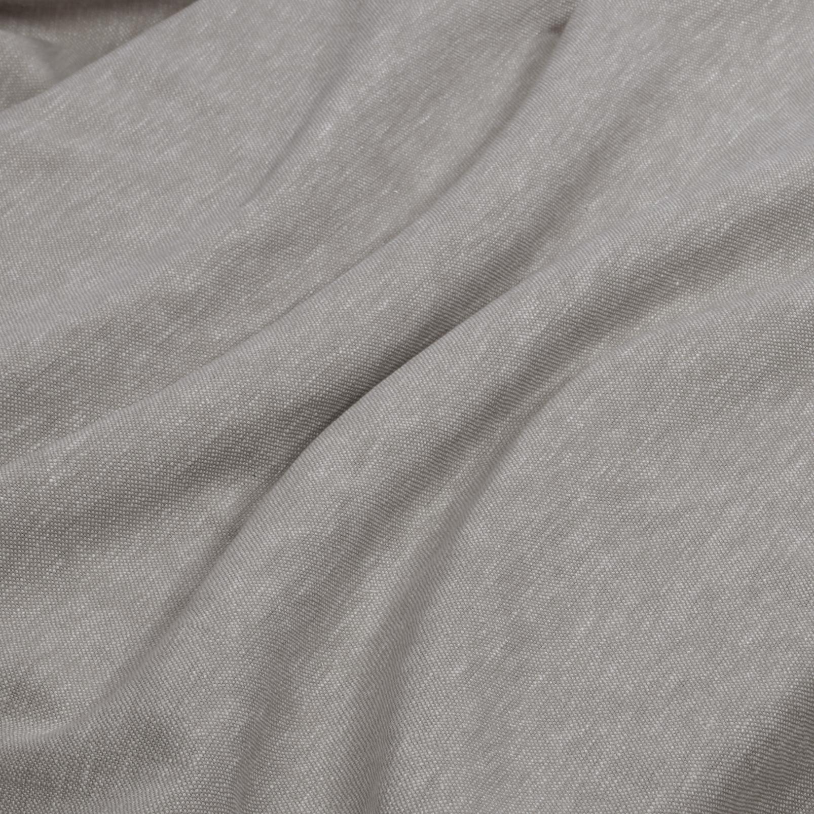 Whitaker Grey Curtain fabric close up image