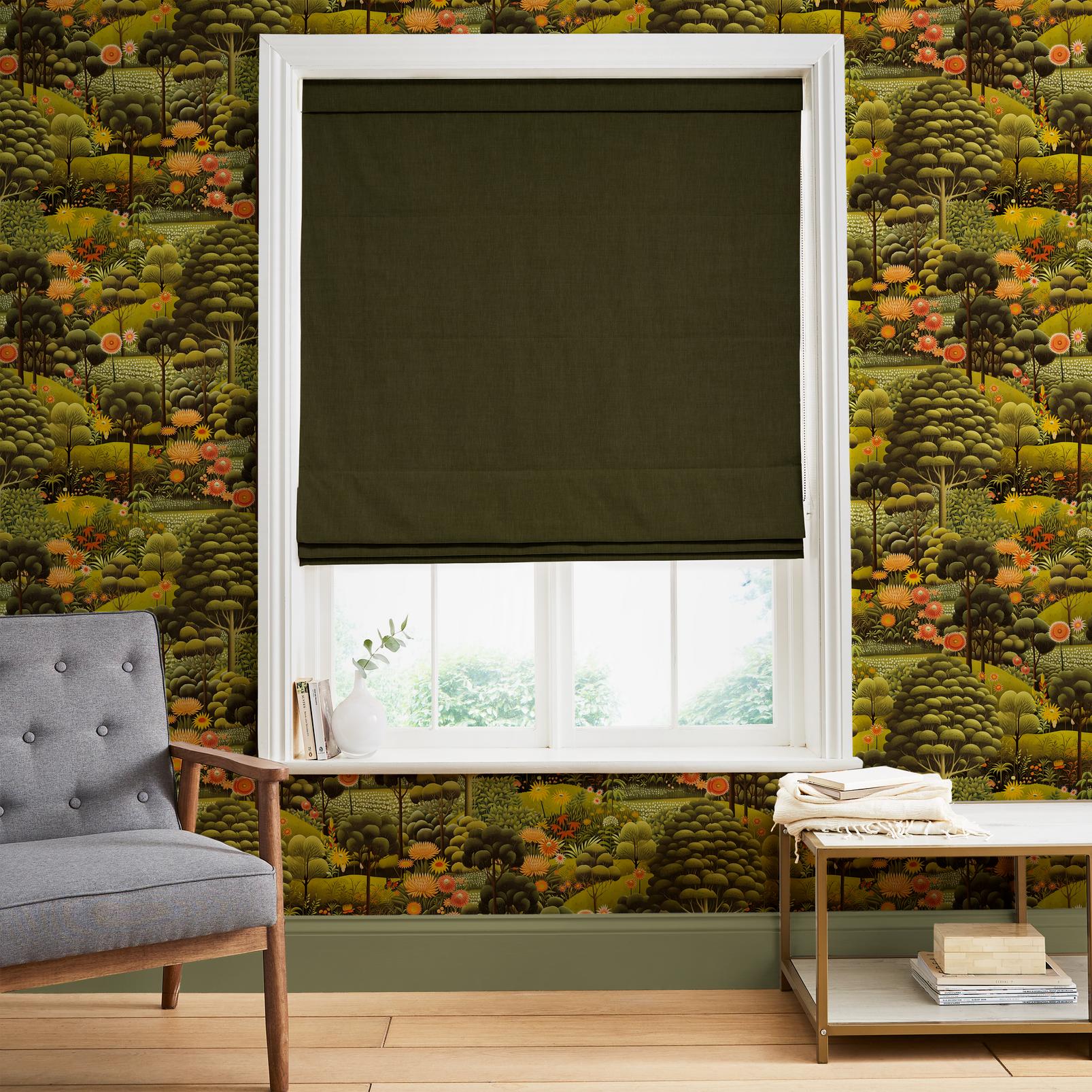 Whitaker Olive Roman Blind - 140134rom_ROOMSET_01.jpg