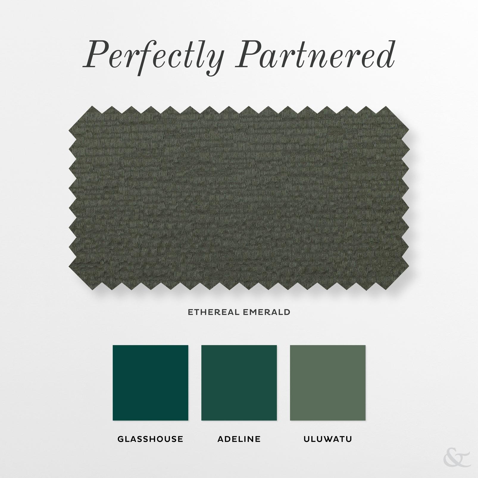 Ethereal Emerald Curtain perfectly partnered products