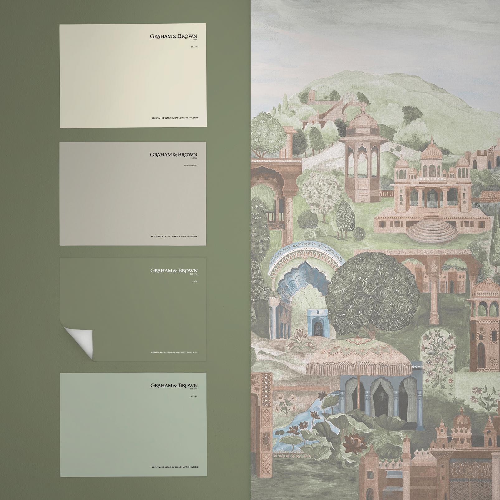 The Lost City Soft Green Bespoke Mural - 142195_FLATLAY_01.jpg