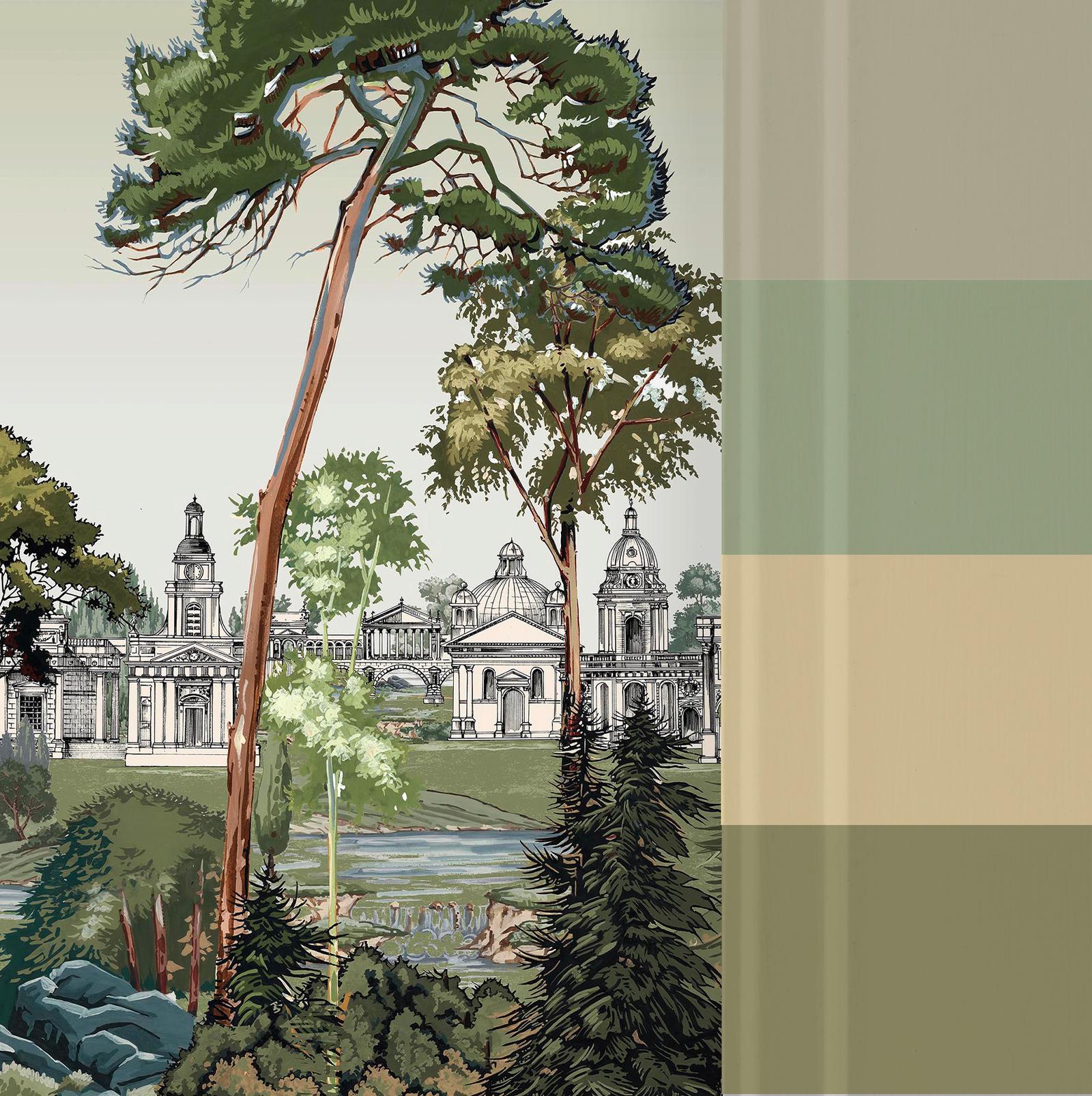 Stately Promenade Soft Green Panoramic Bespoke Mural - 140424_FLATLAY_01.jpg