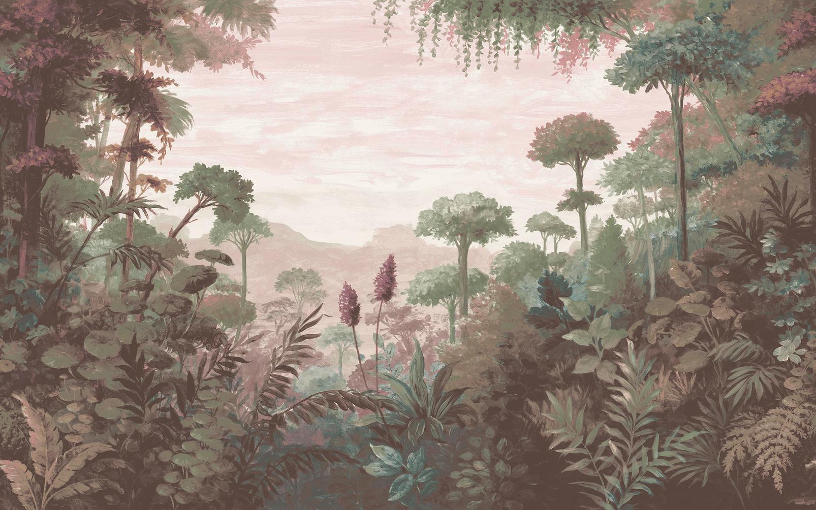 Jungle Vista Soft Pink Bespoke Mural - 142286_MAINTILE_01.jpg