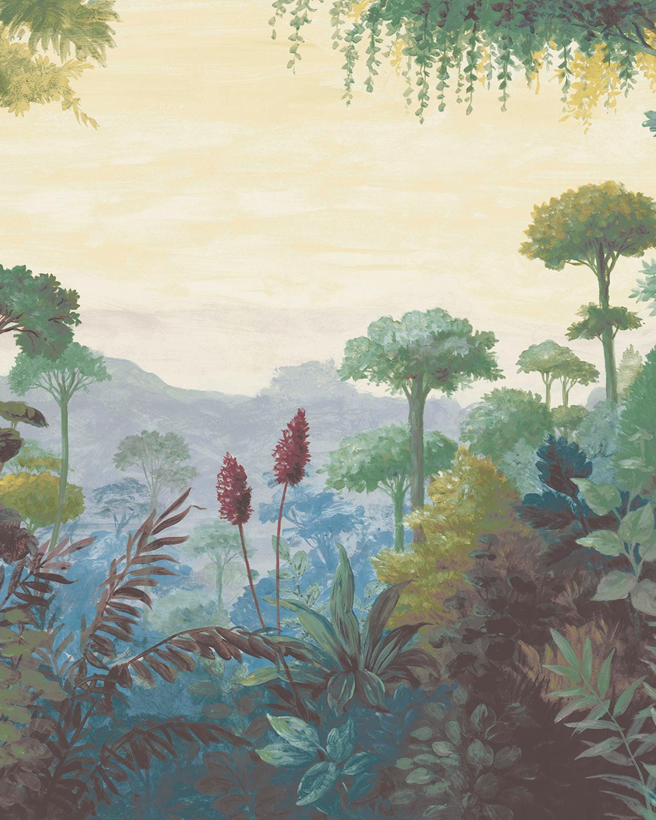 Jungle Vista Multicolour Bespoke Mural - 142277_TILE_01.jpg