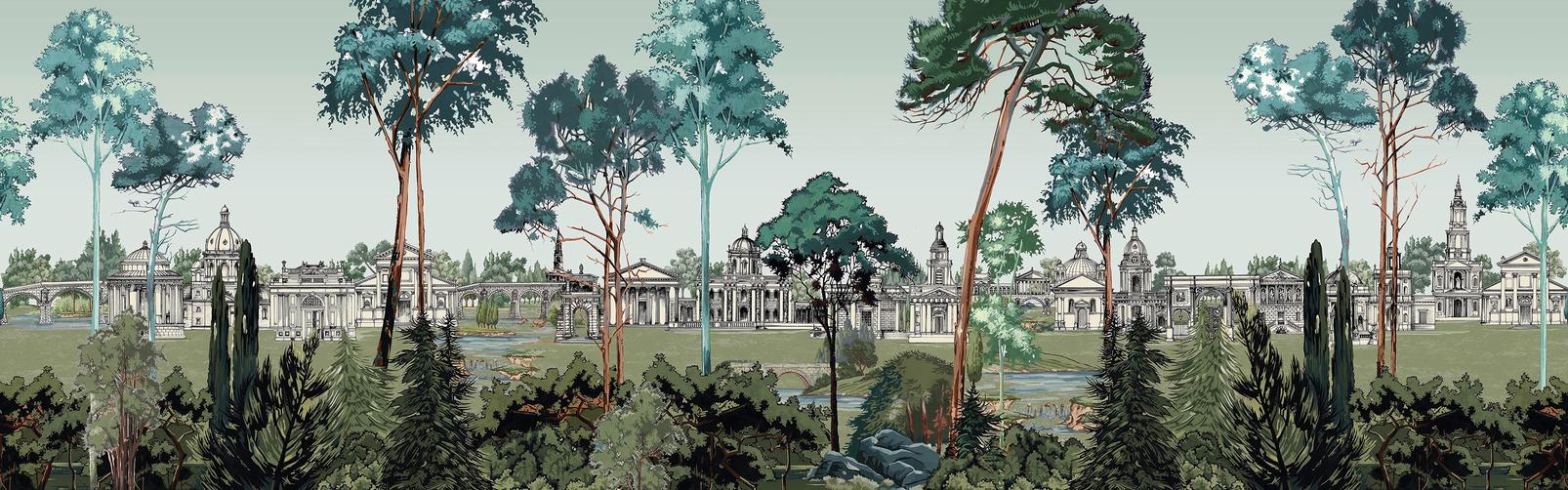 Stately Prominade Dusk Panoramic Bespoke Mural - 140406_TILE_01.jpg