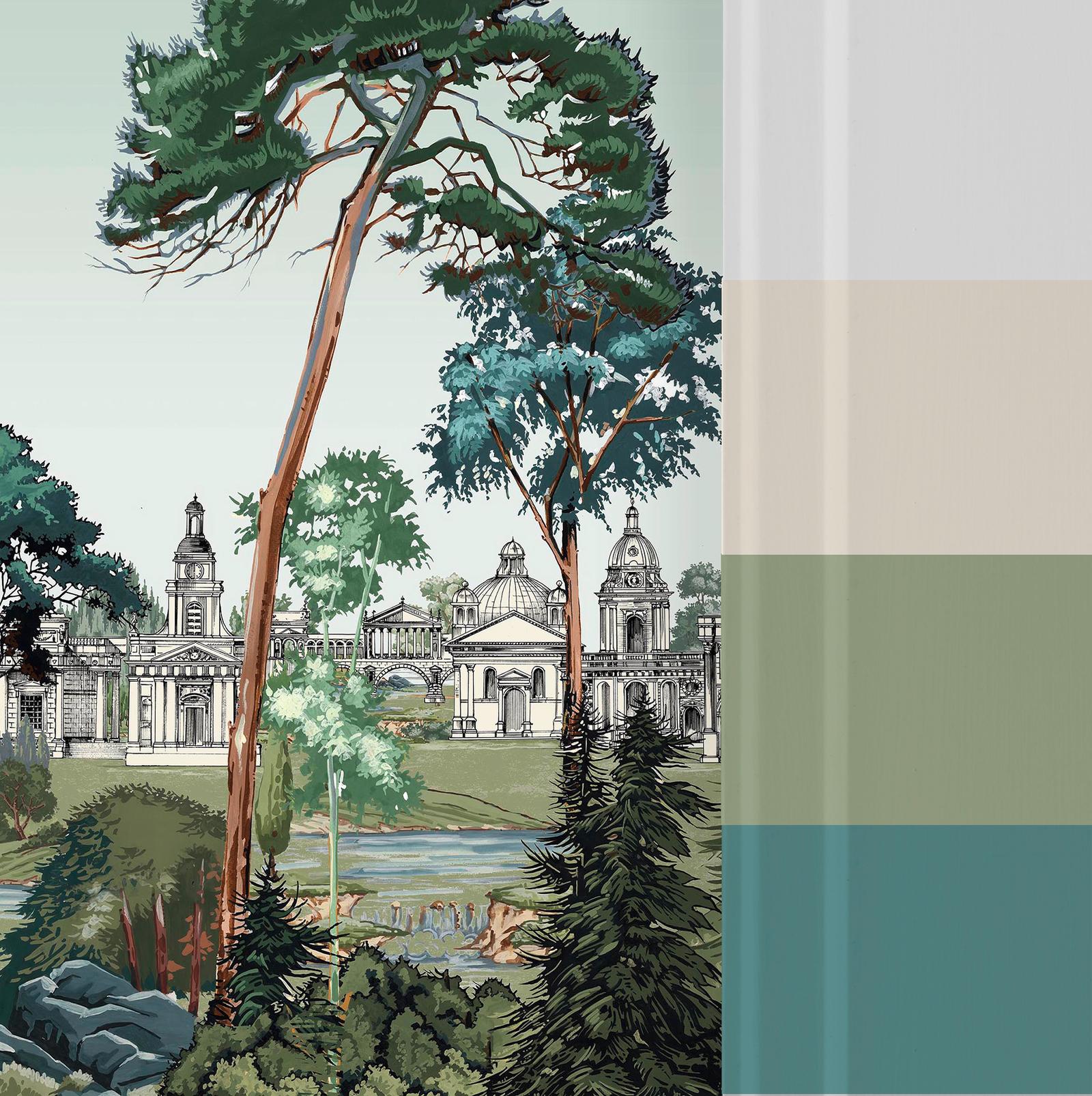 Stately Prominade Dusk Panoramic Bespoke Mural - 140406_FLATLAY_01.jpg