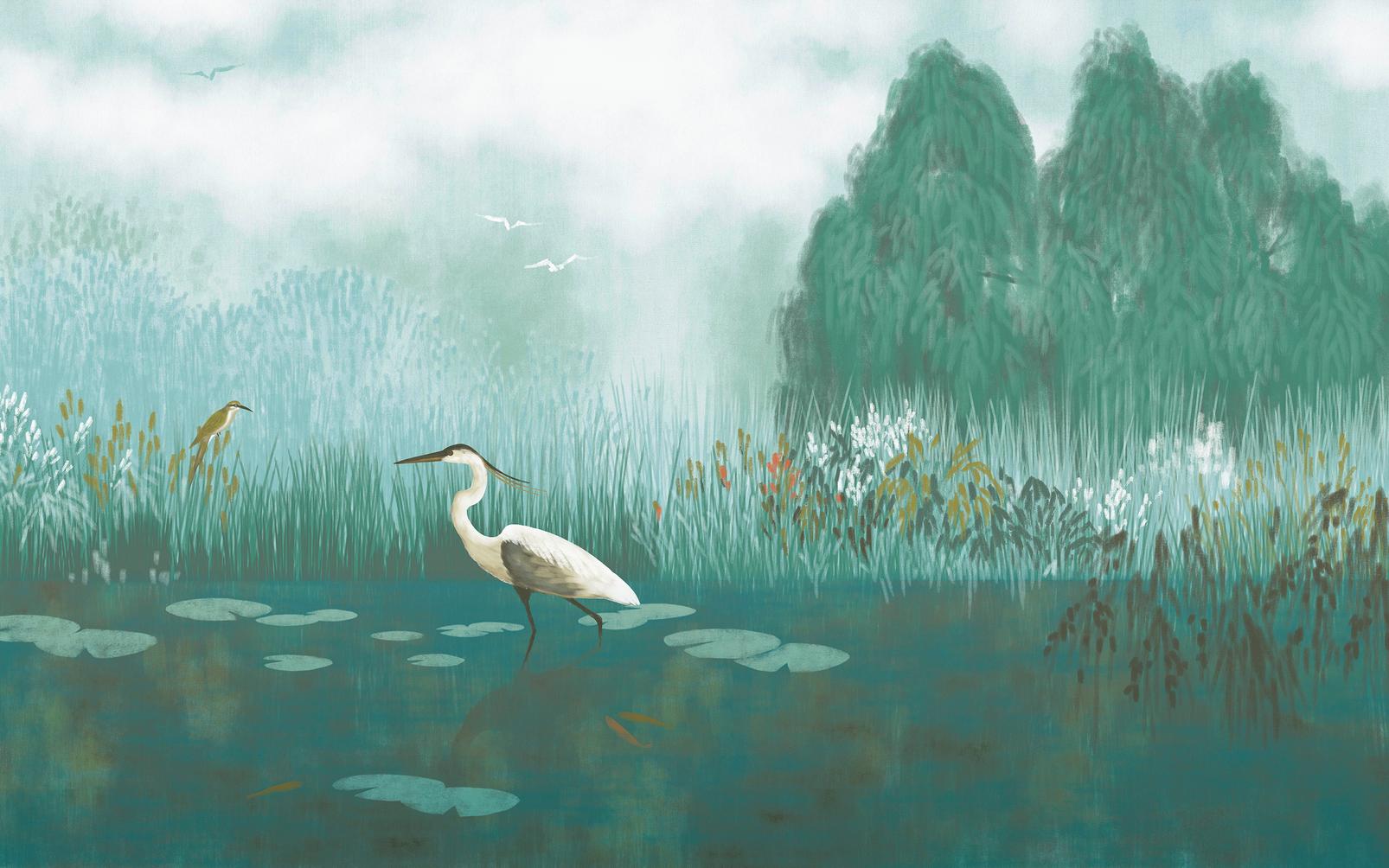 The Weeping Willow Green Bespoke Mural - 142259_MAINTILE_01.jpg