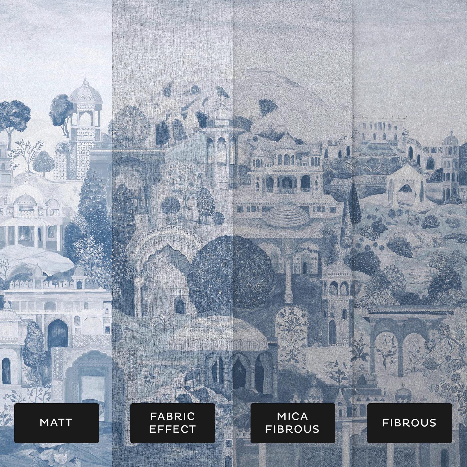 The Lost City Blue Wash Bespoke Mural substrate information