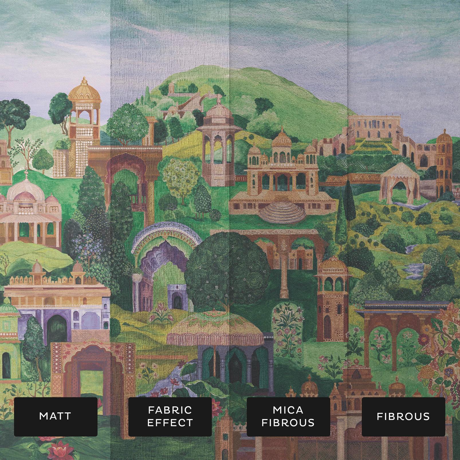 The Lost City Multicolour Bespoke Mural substrate information