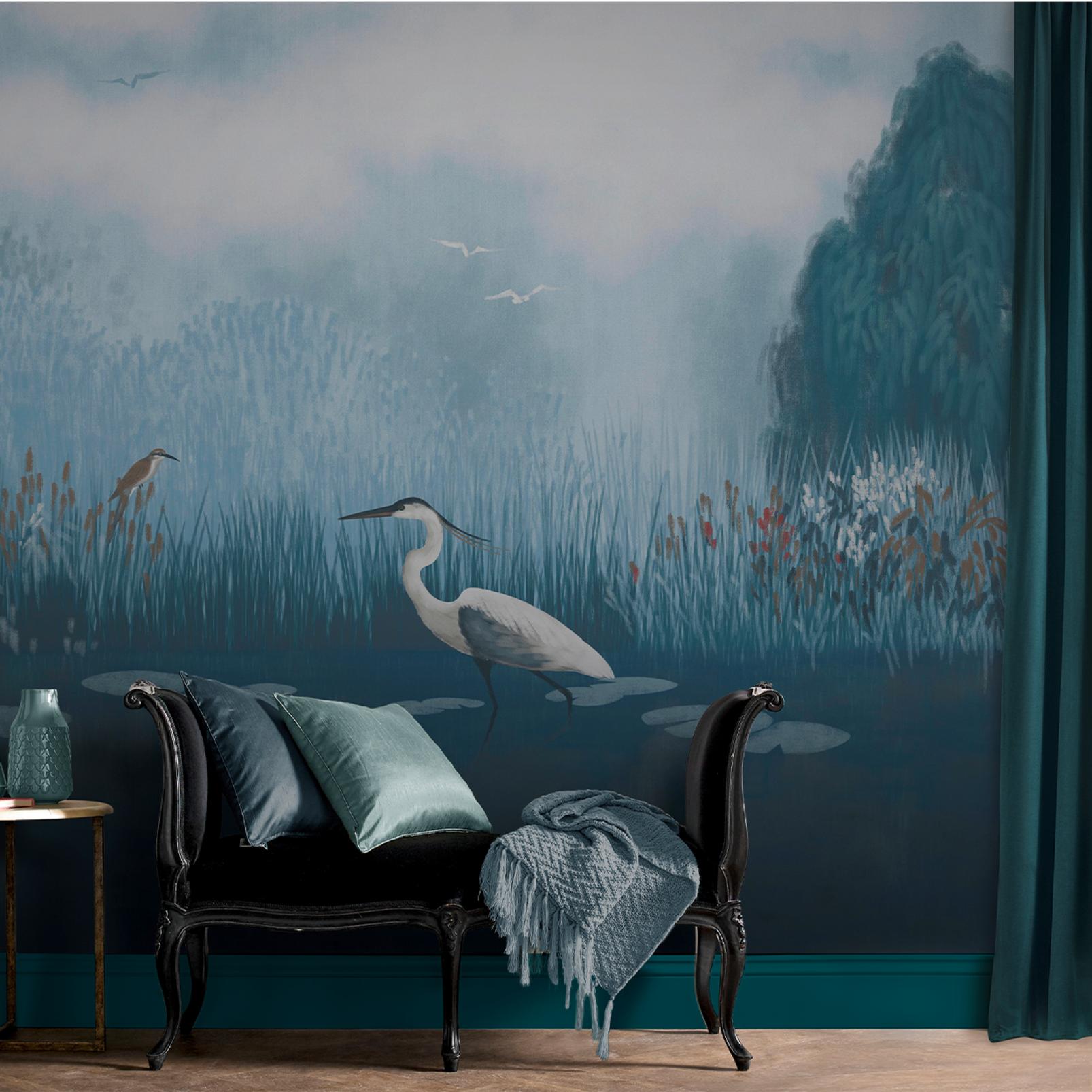 The Weeping Willow Teal Bespoke Mural - 142268_ROOMSET_01.jpg