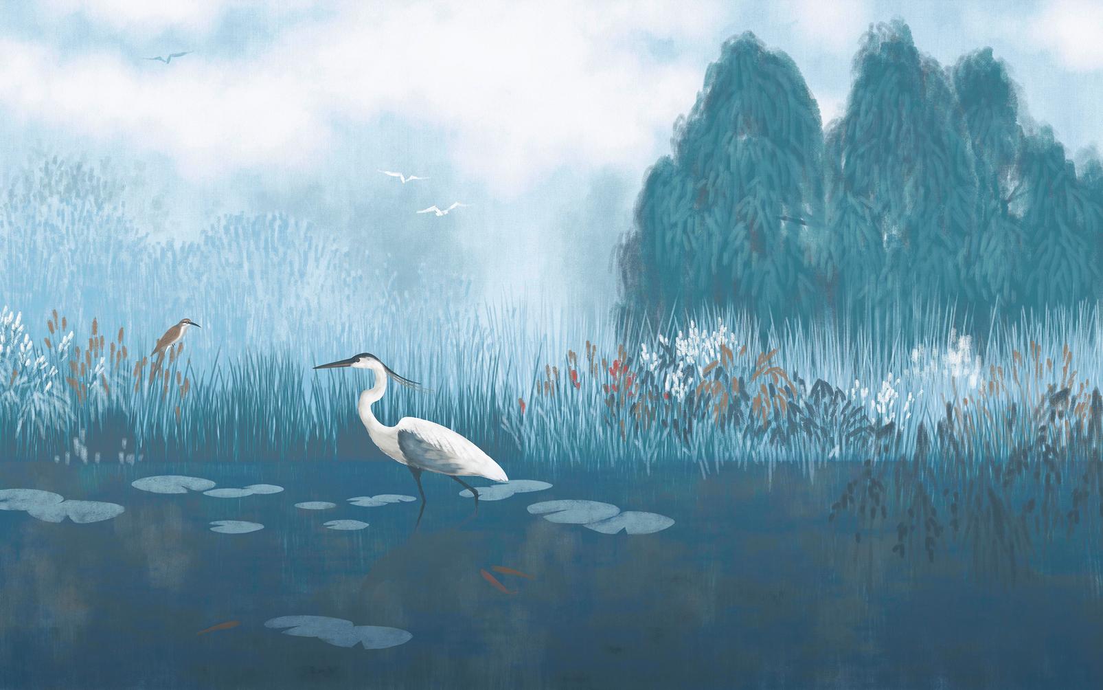 The Weeping Willow Teal Bespoke Mural - 142268_TILE_01.jpg