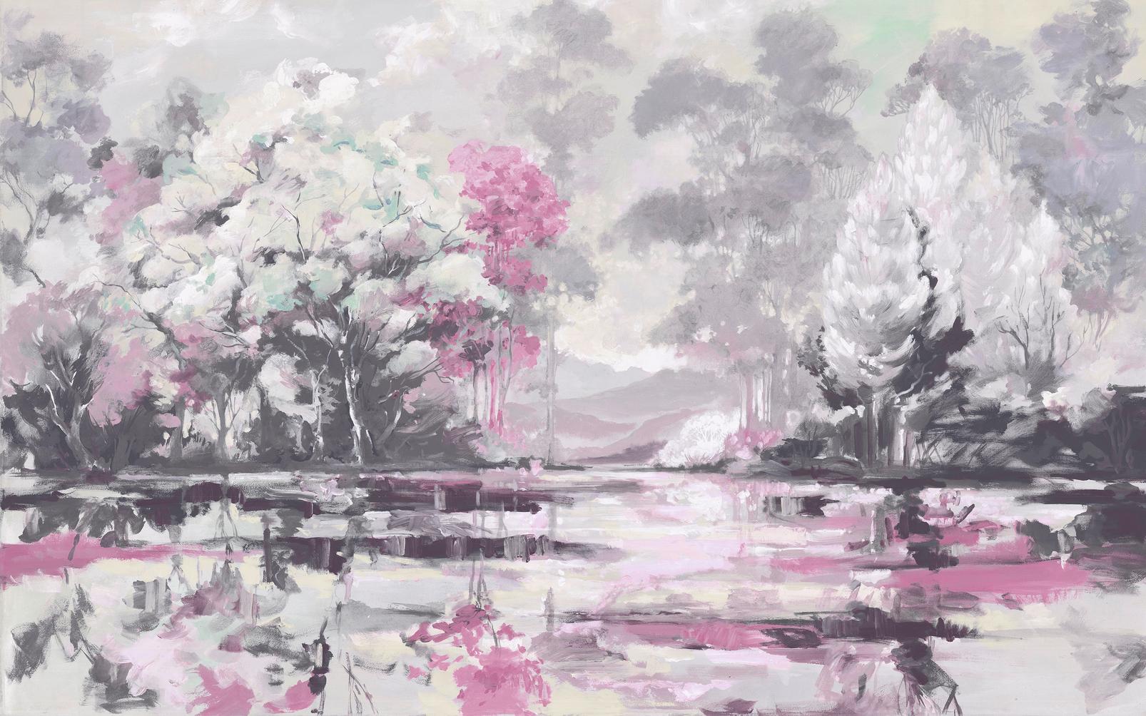 Painterlily Lake Pink Bespoke Mural - 142213_TILE_01.jpg