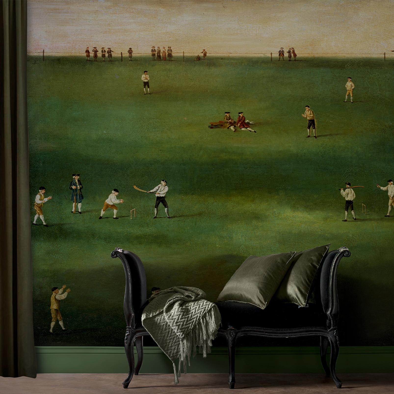 An Exact Representation of the Game of Cricket Bespoke Mural - 142469_ROOMSET_01.jpg