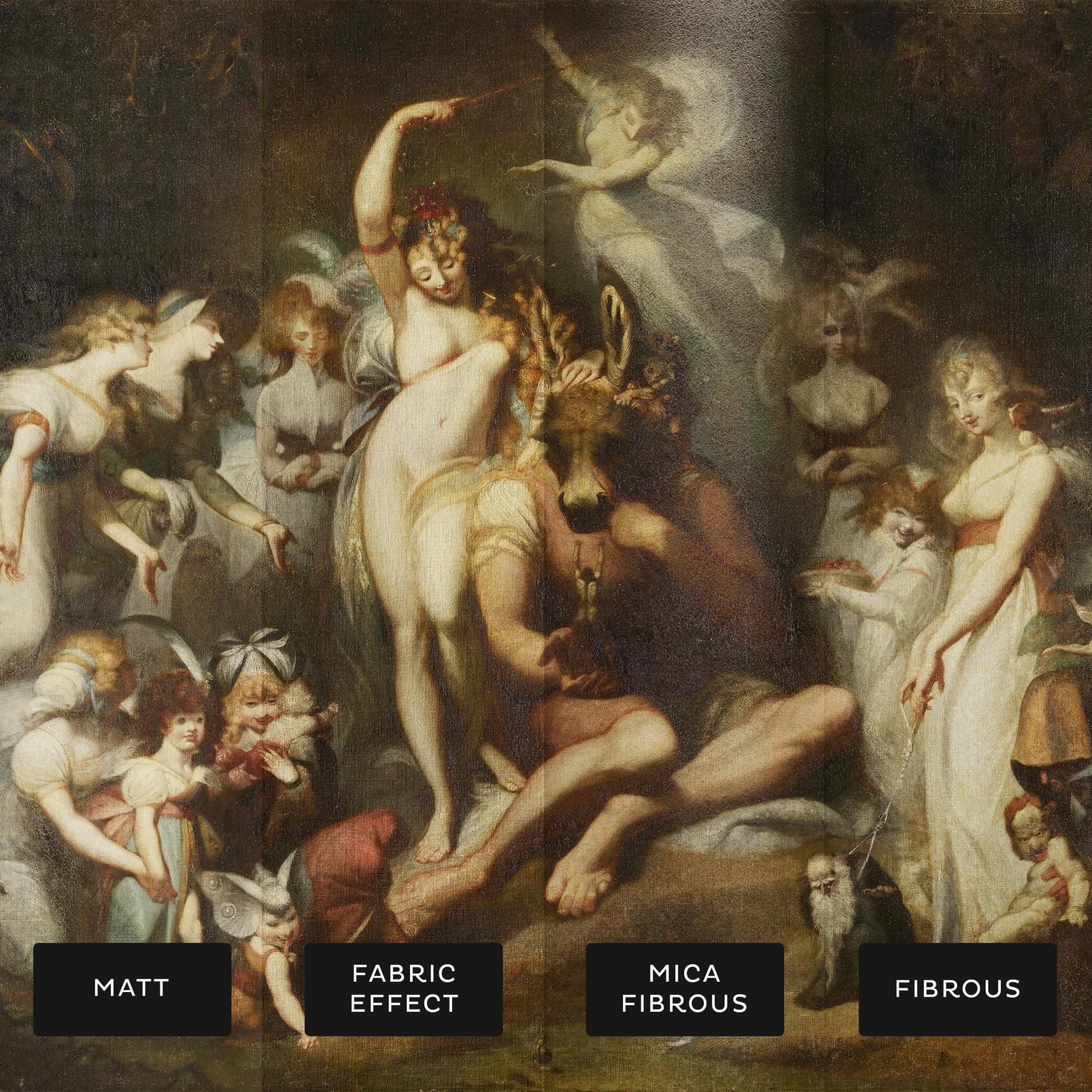 Titania and Bottom Bespoke Mural substrate information